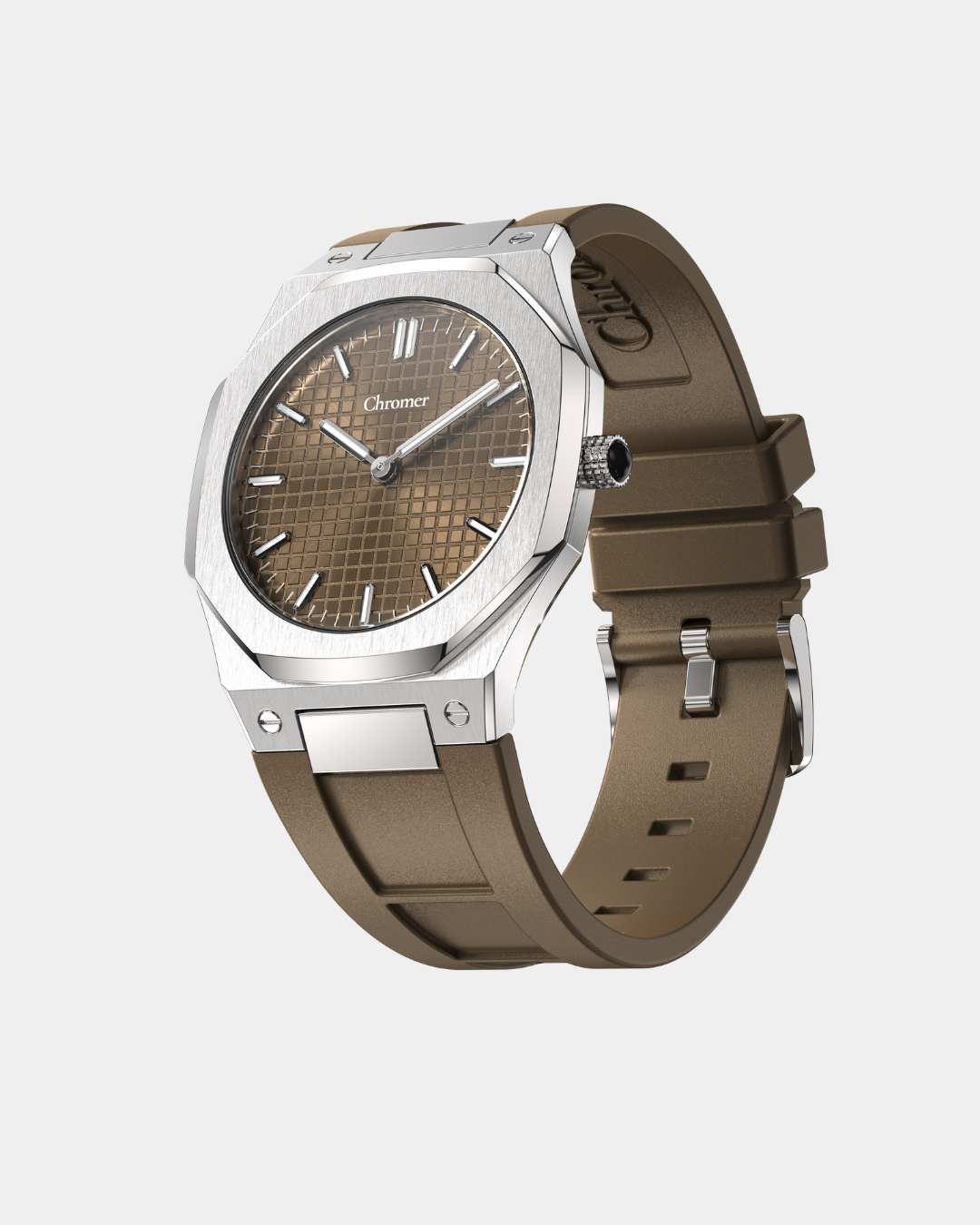 » (FREE) AMARI MATCHING STRAP | BROWN / SILVER