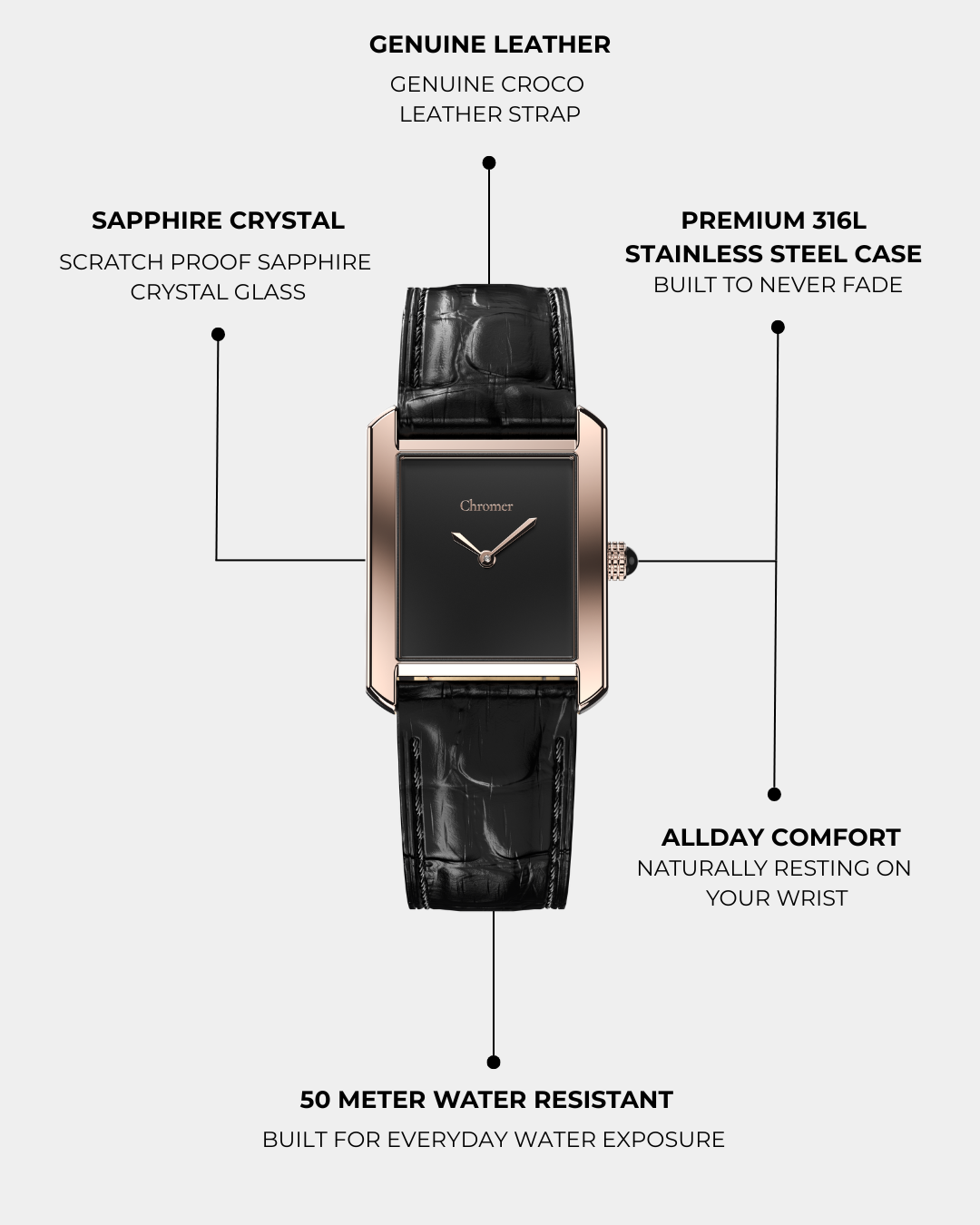 GUSTO - ROSE GOLD MIDNIGHT