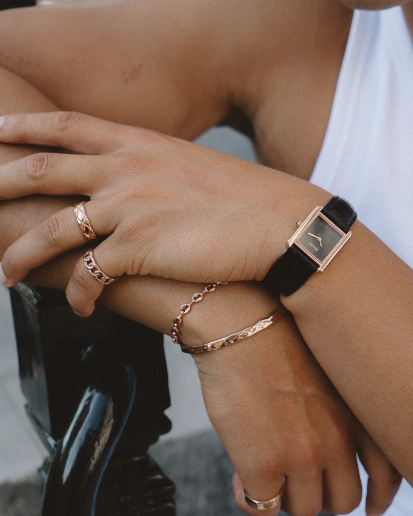 QUILTOR RING - ROSE GOLD
