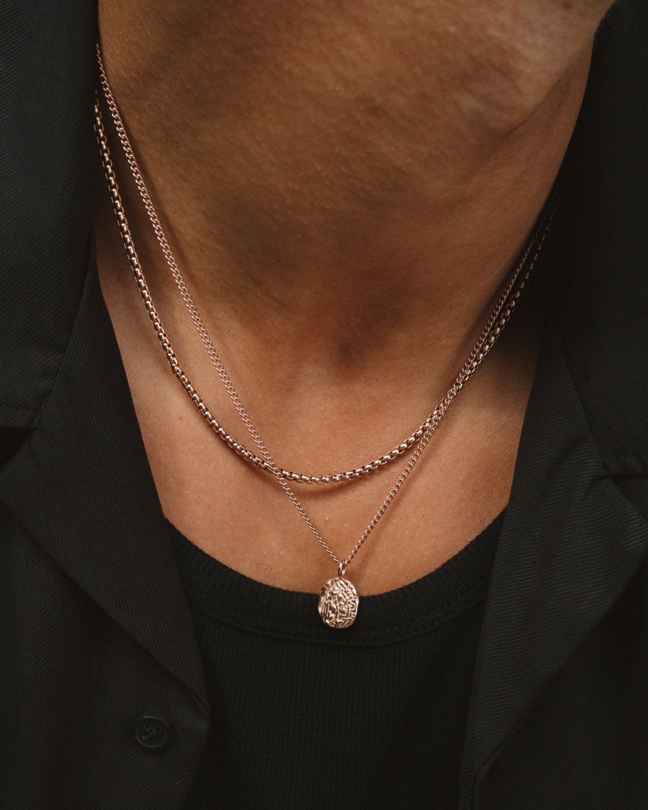 CUBOUND CHAIN - ROSE GOLD 3MM