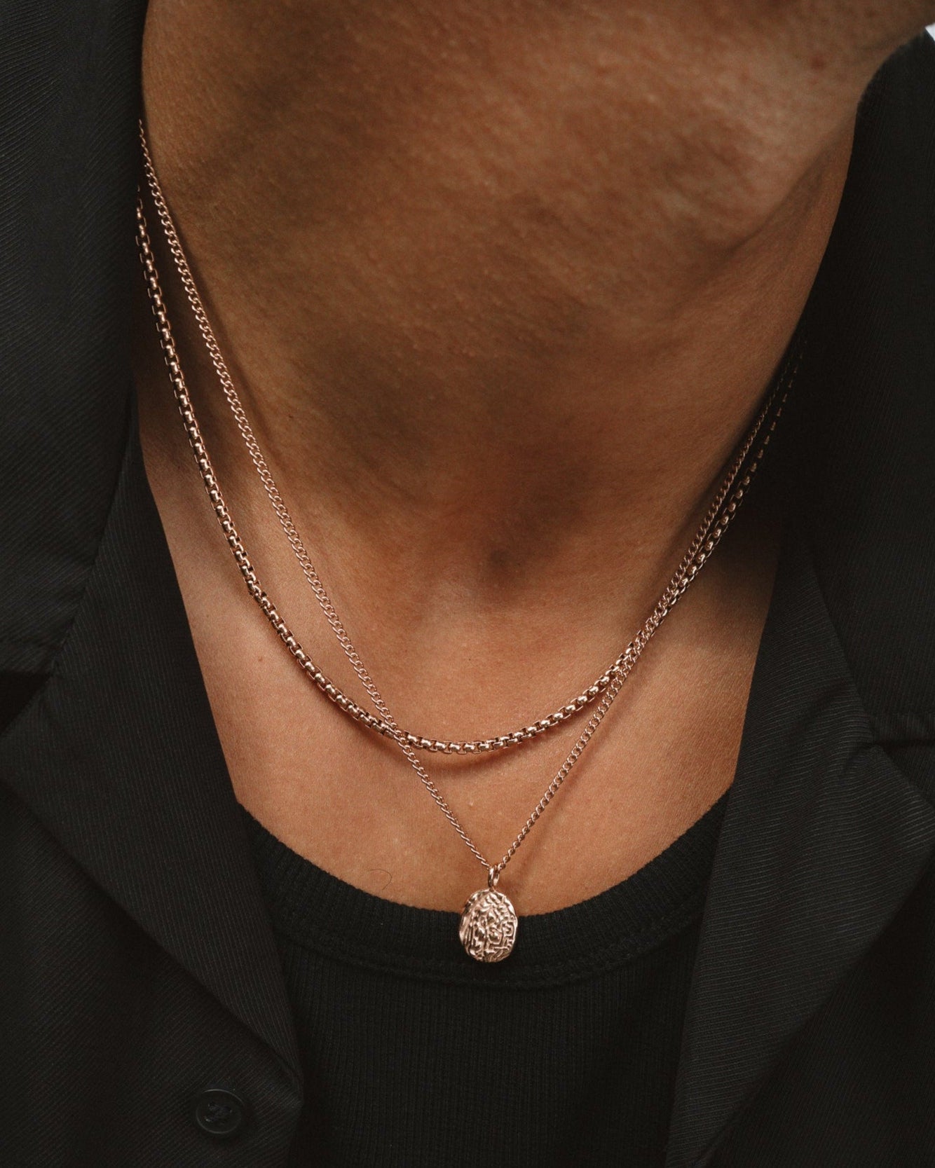 MELTED PENDANT - ROSE GOLD