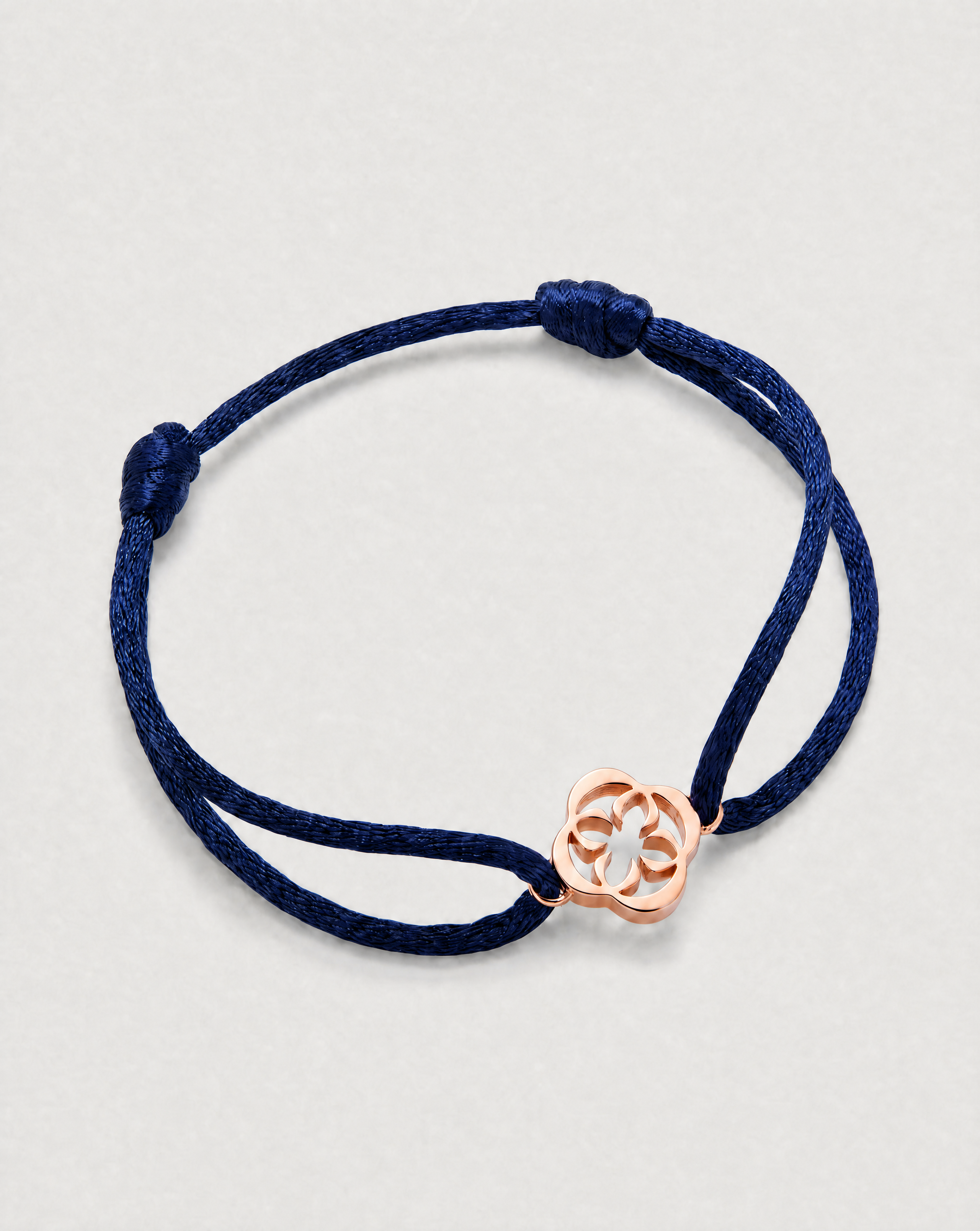 » (FREE) CHROMER CORD BRACELET | BLUE / ROSE