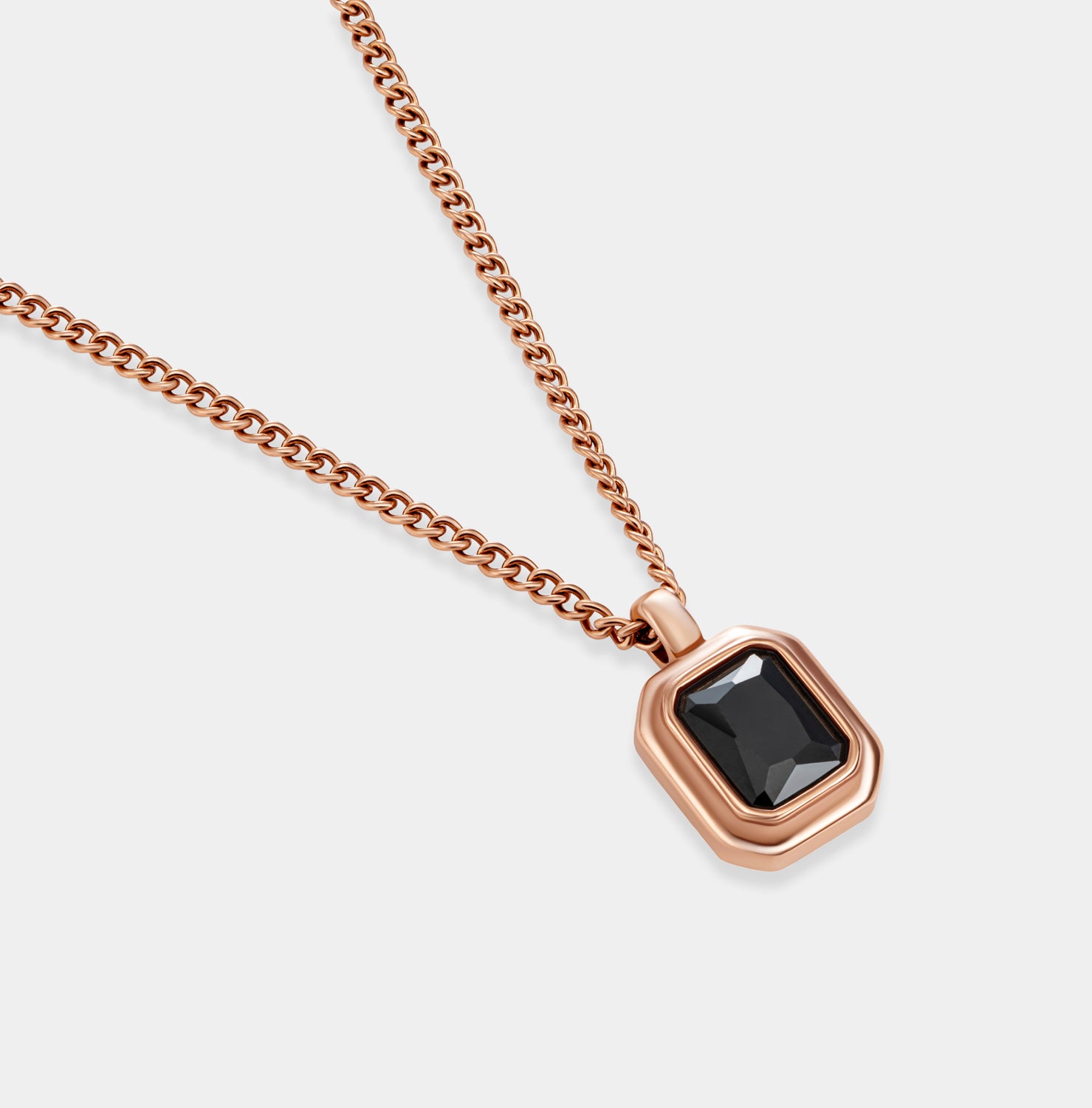 ETERNO PENDANT - ROSE GOLD NOIR