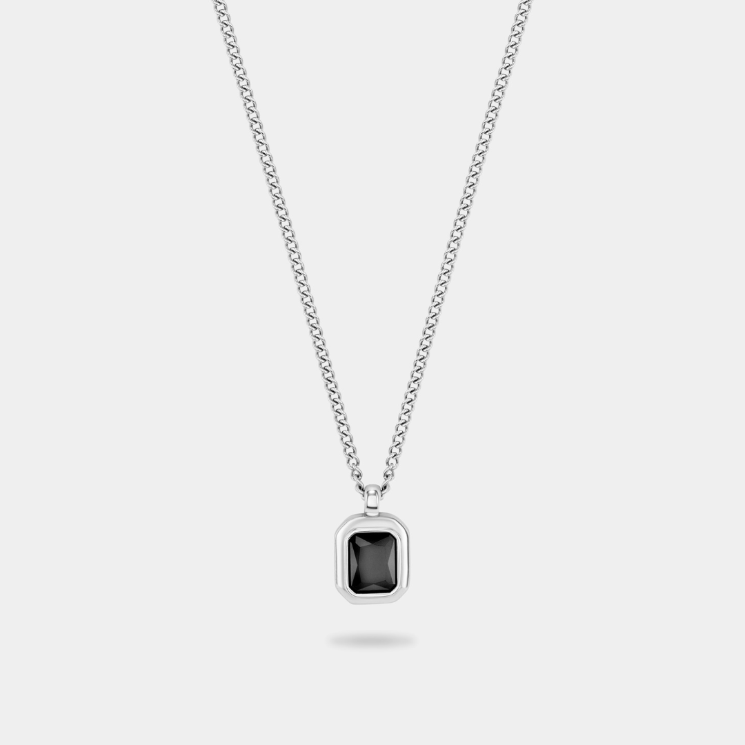 ETERNO PENDANT - SILVER NOIR