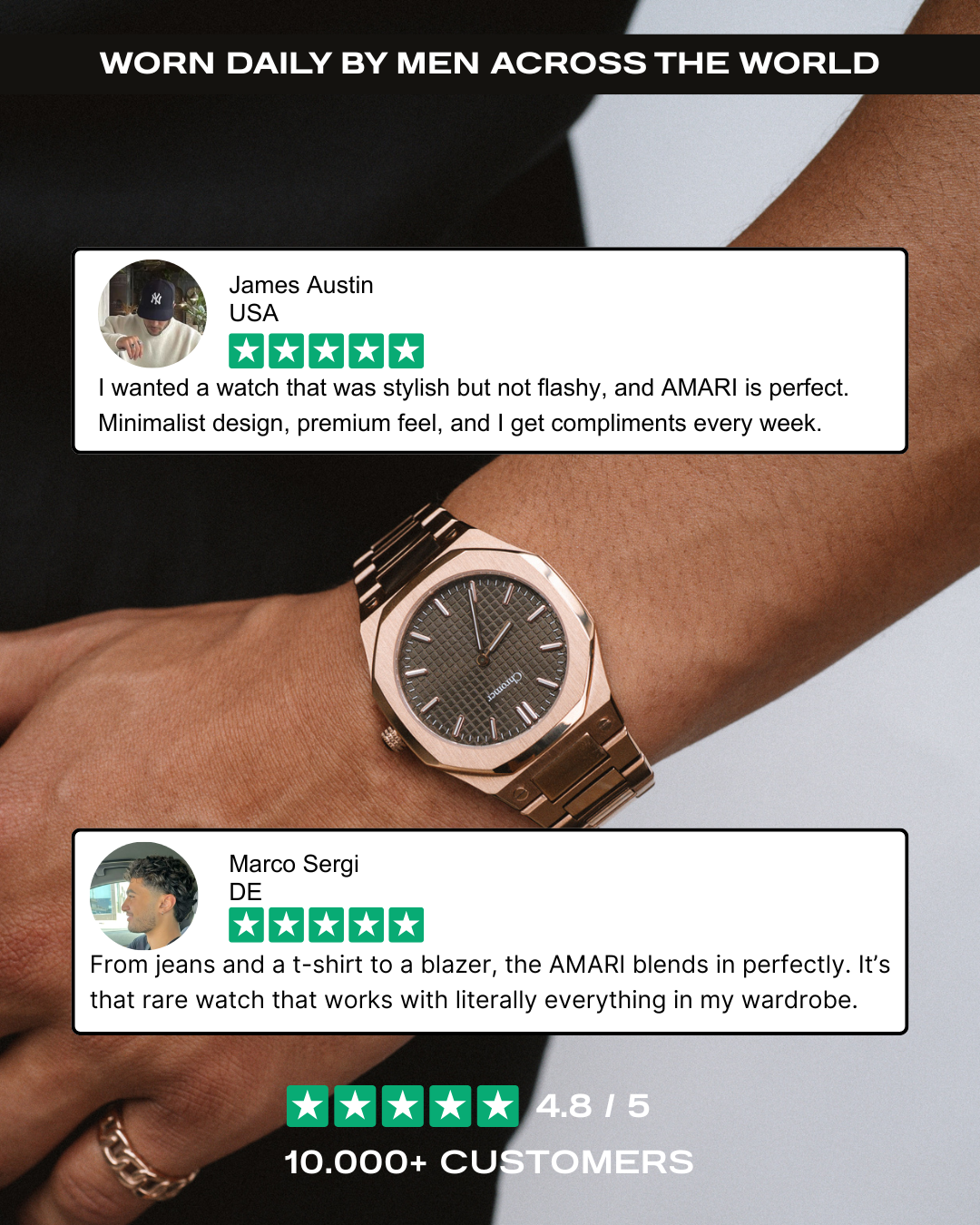 AMARI - ROSE GOLD CHOCOLATE