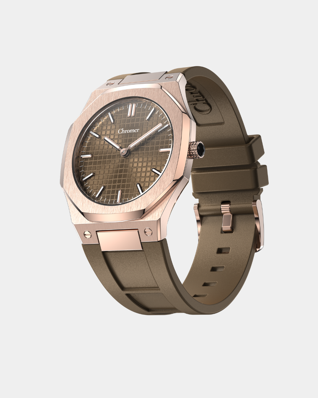 » (FREE) AMARI MATCHING STRAP | BROWN / ROSE
