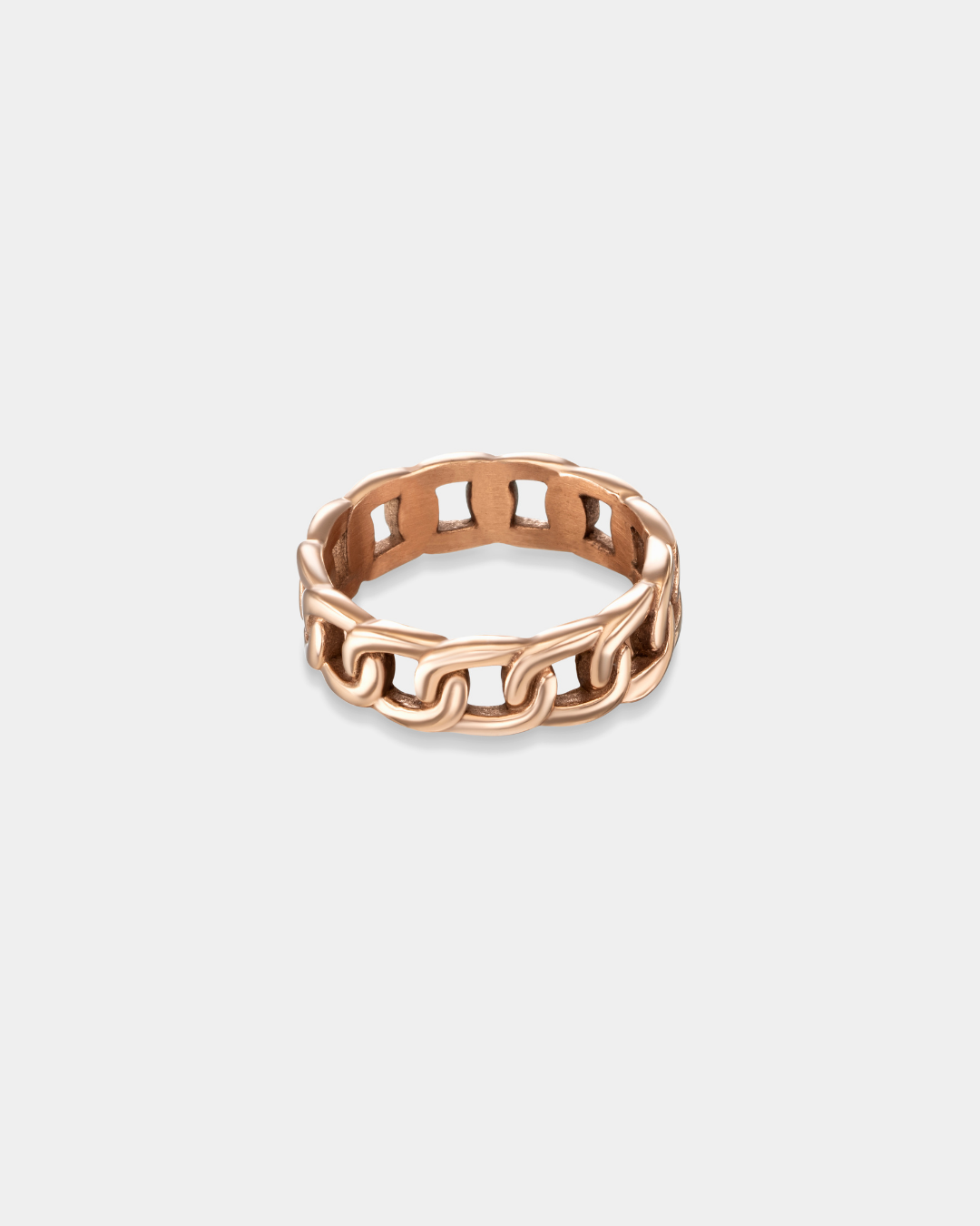 CUBAN RING - ROSE GOLD