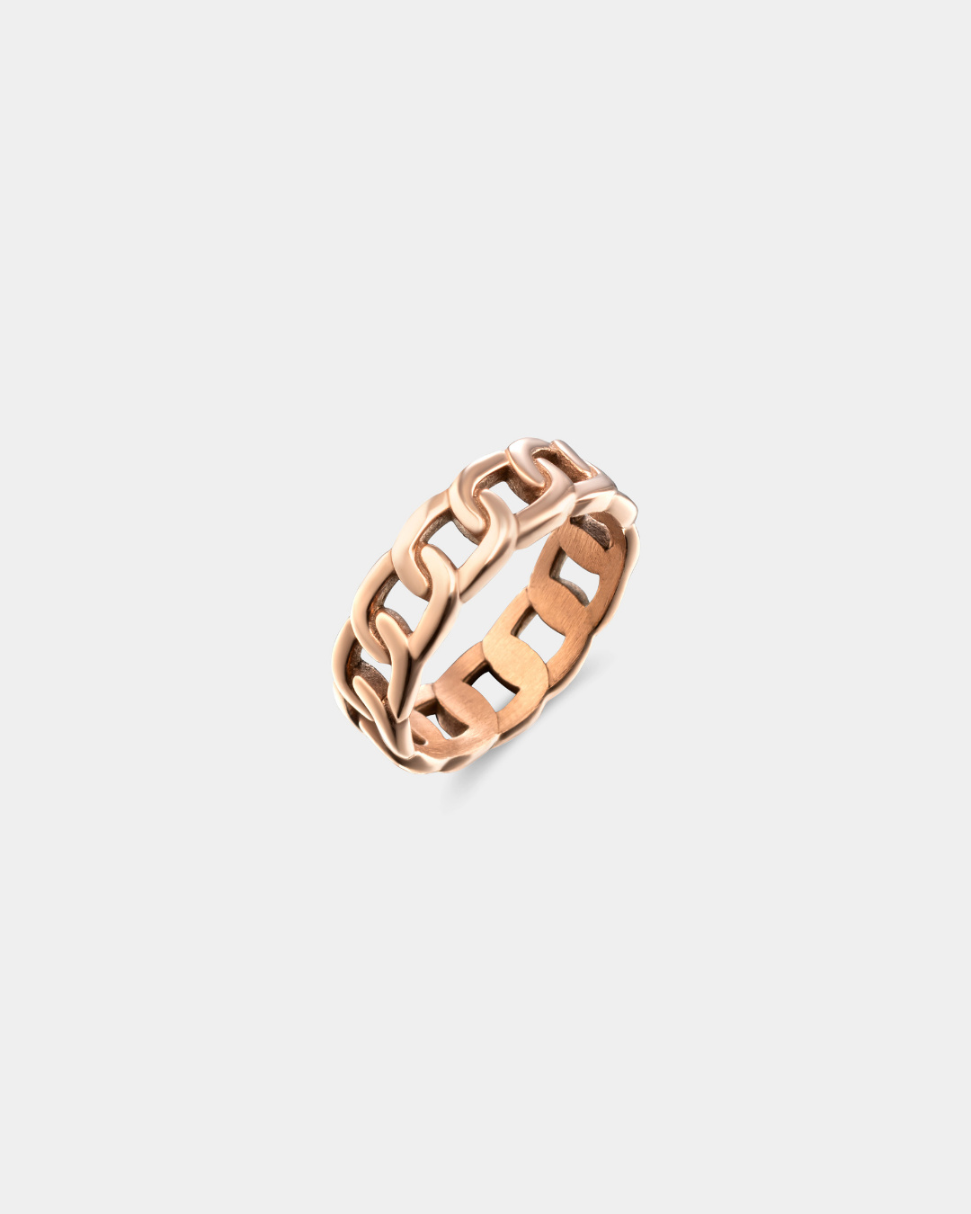 CUBAN RING - ROSE GOLD