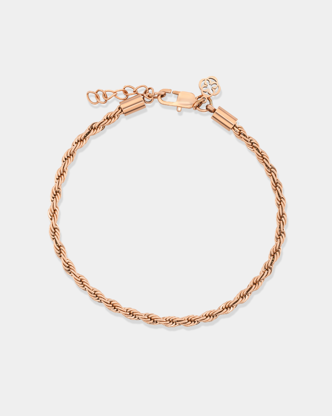 » (FREE) ROPE BRACELET - ROSE GOLD 3MM