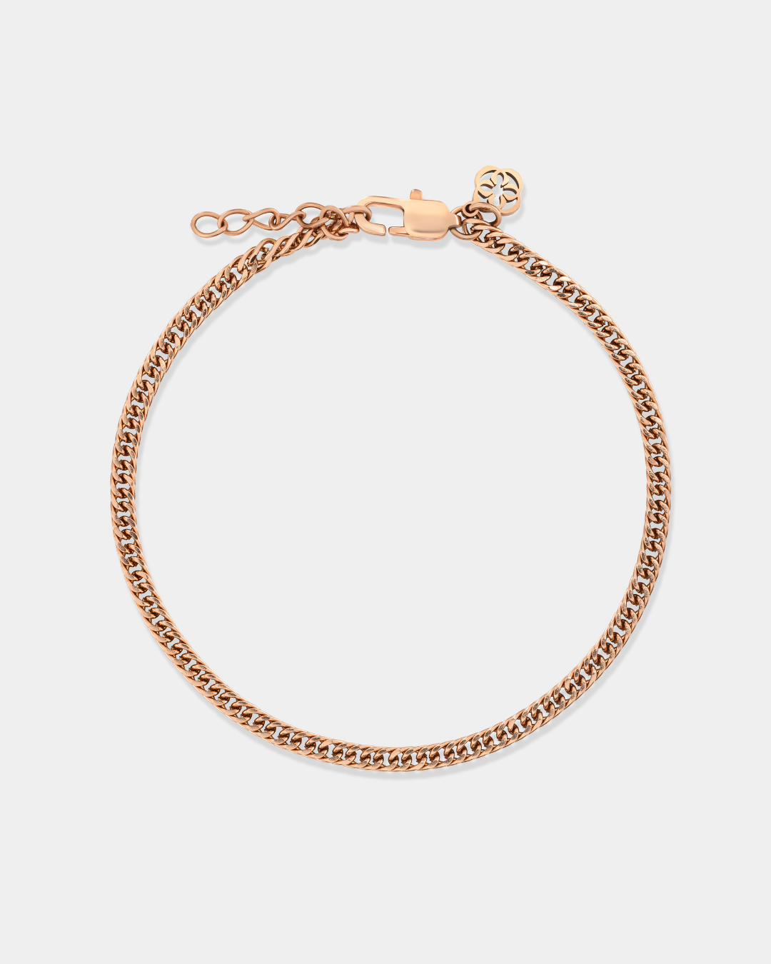 » (FREE) CUBAN BRACELET - ROSE GOLD 3MM