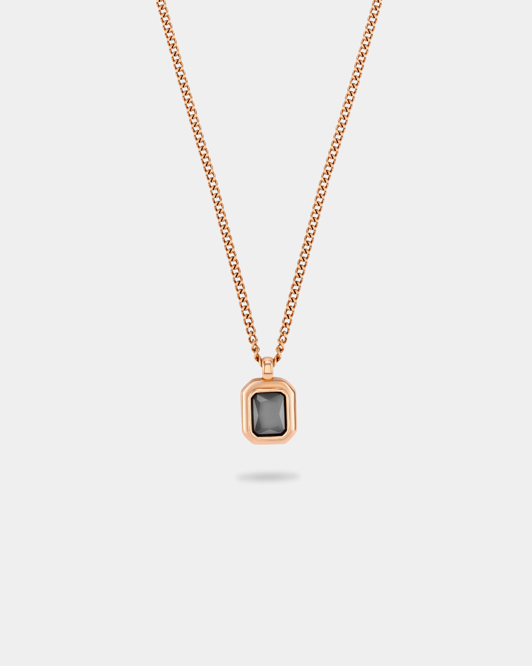 ETERNO PENDANT - ROSE GOLD NOIR