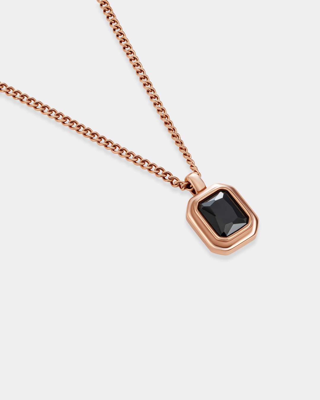 ETERNO PENDANT - ROSE GOLD NOIR