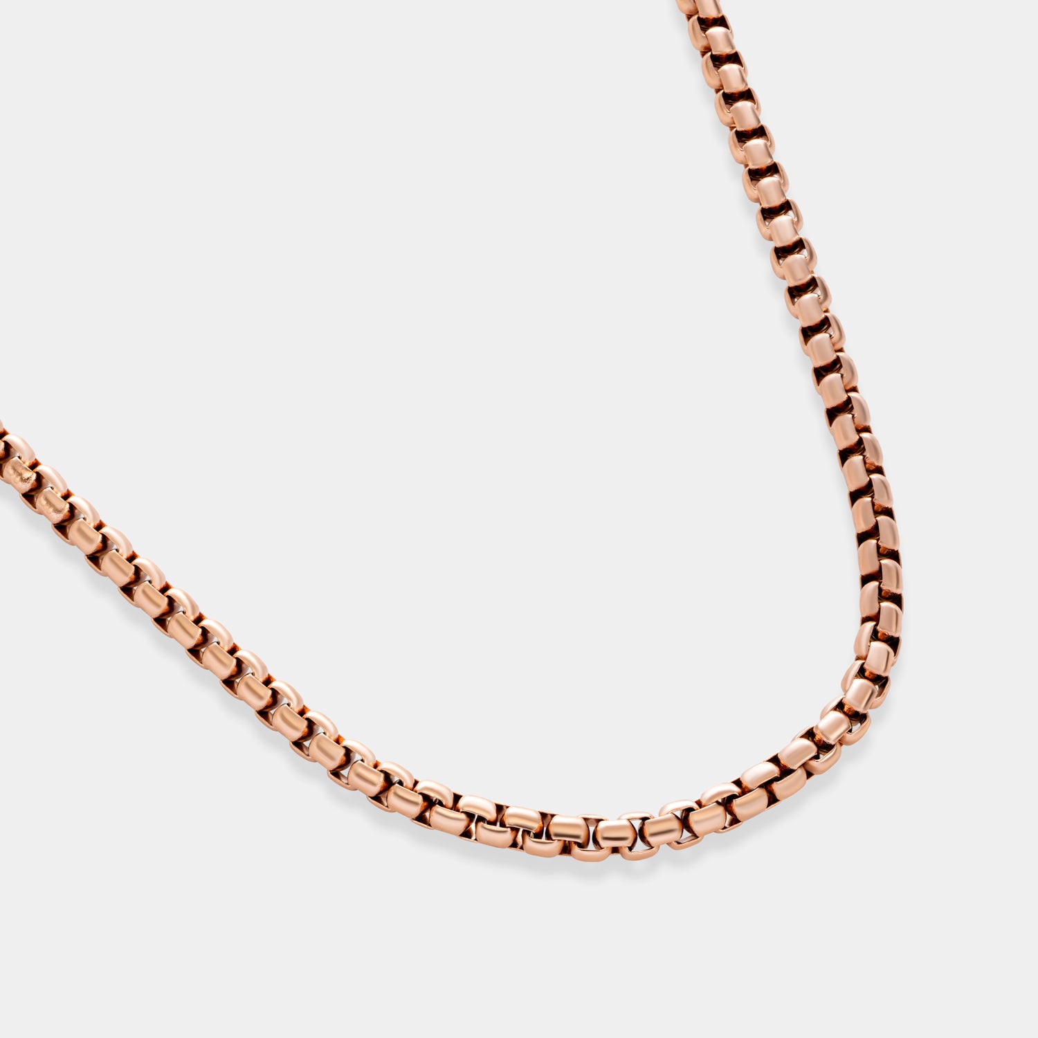CUBOUND CHAIN - ROSE GOLD 3MM