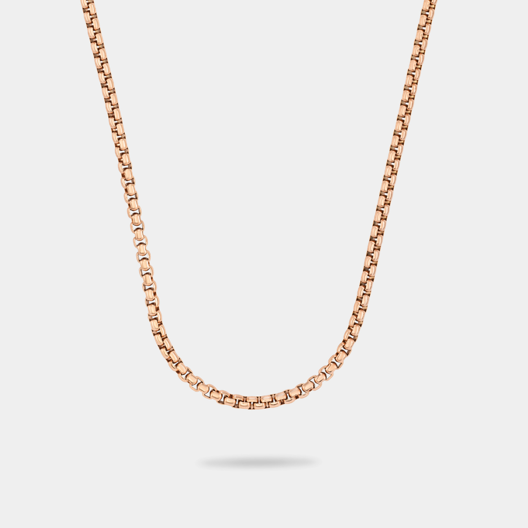 CUBOUND CHAIN - ROSE GOLD 3MM