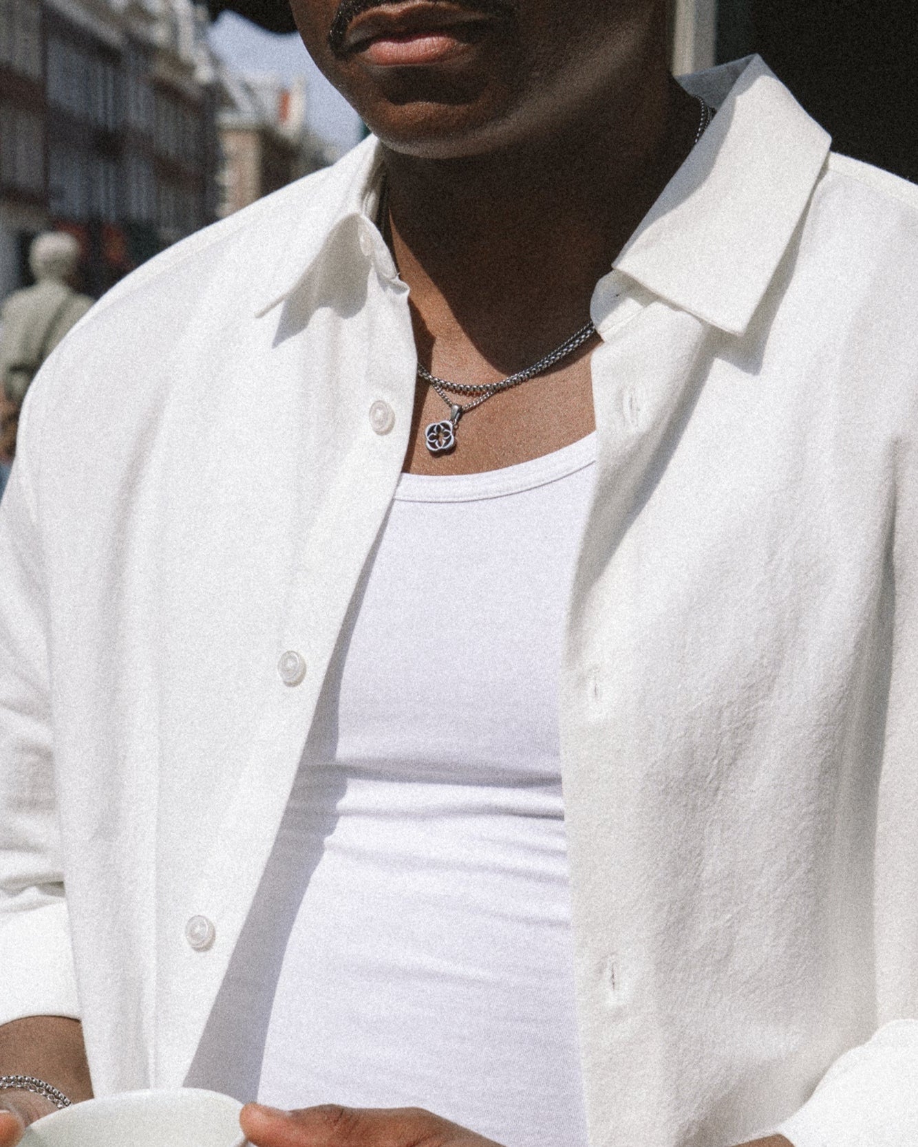 CHROMER PENDANT - SILVER