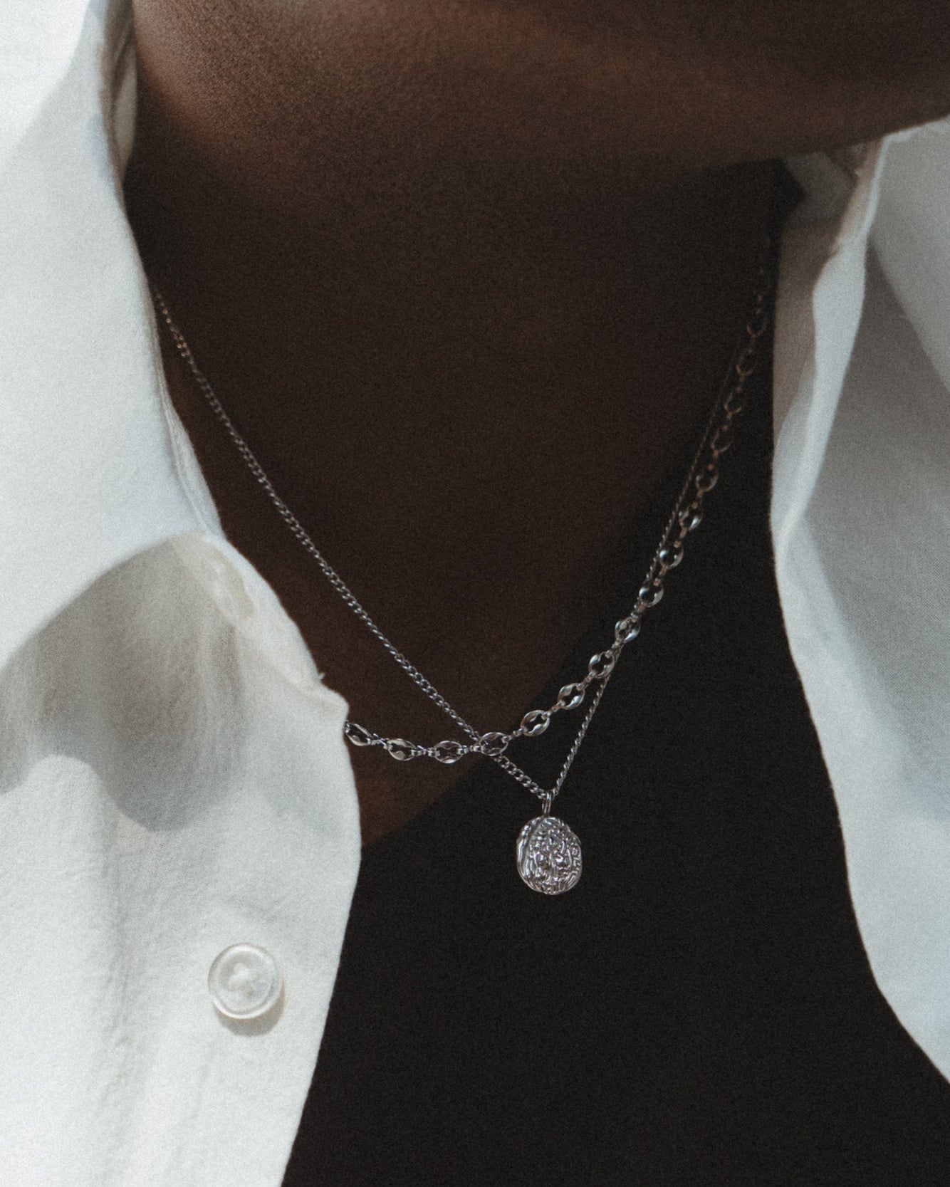 MELTED PENDANT - SILVER