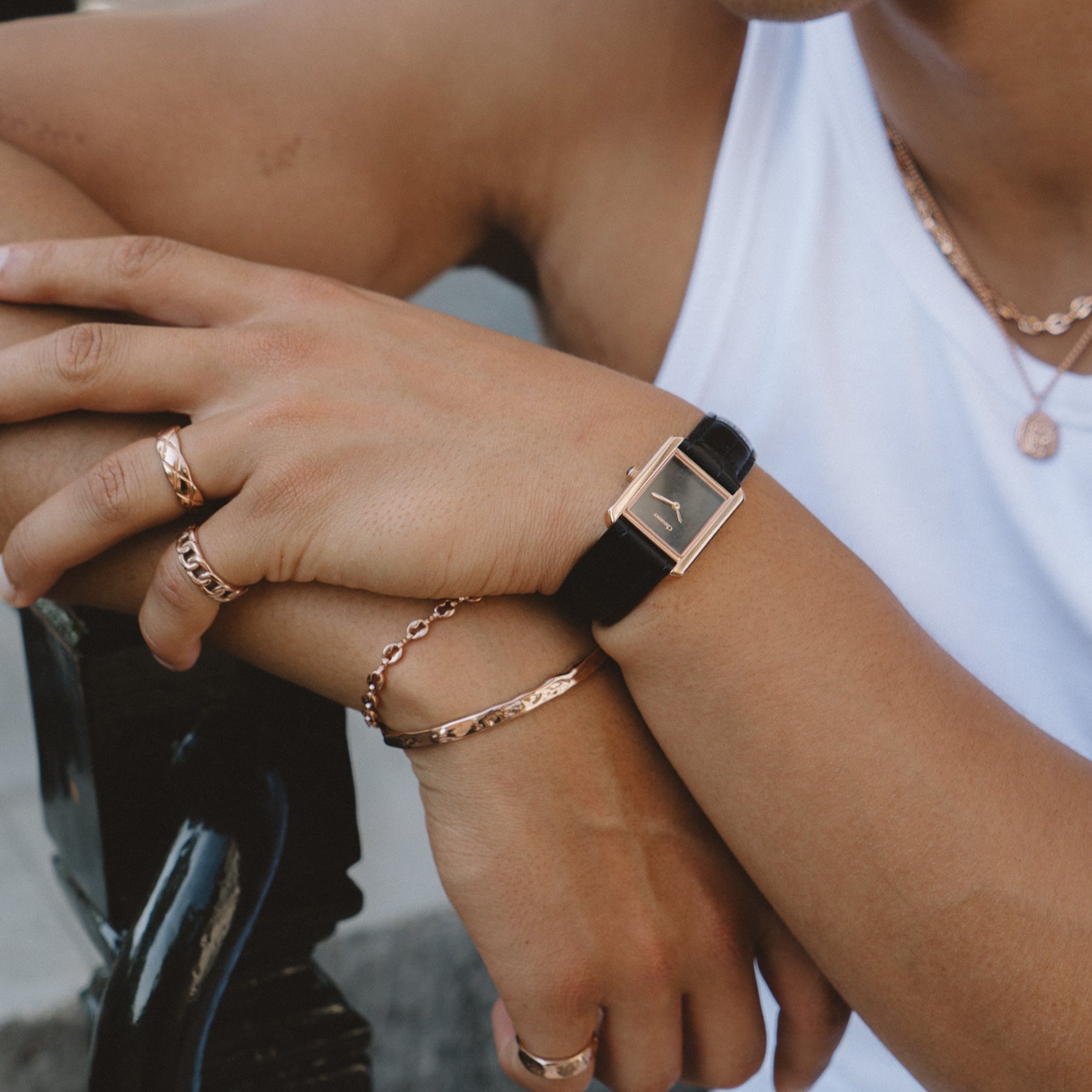 QUILTOR RING - ROSE GOLD