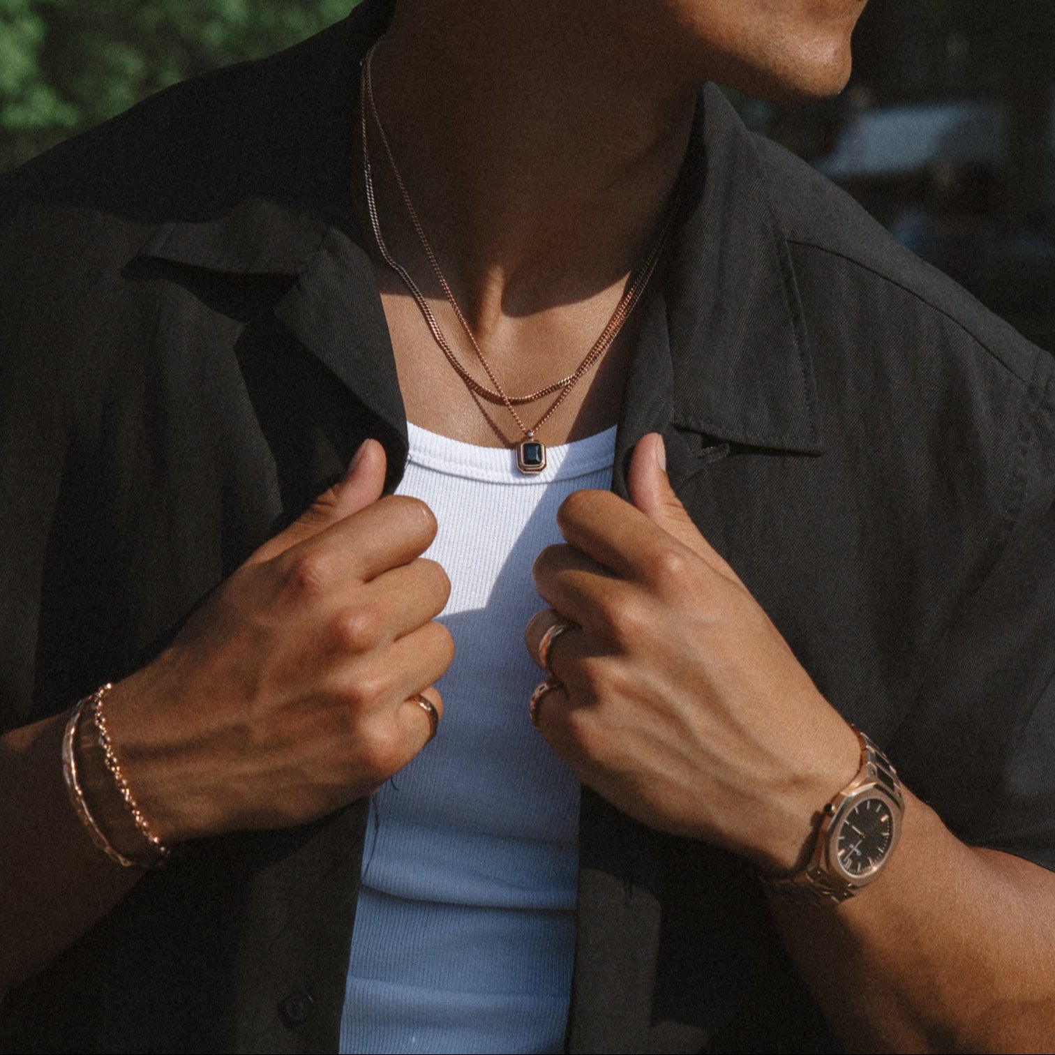 CUBAN CHAIN - ROSE GOLD 3MM