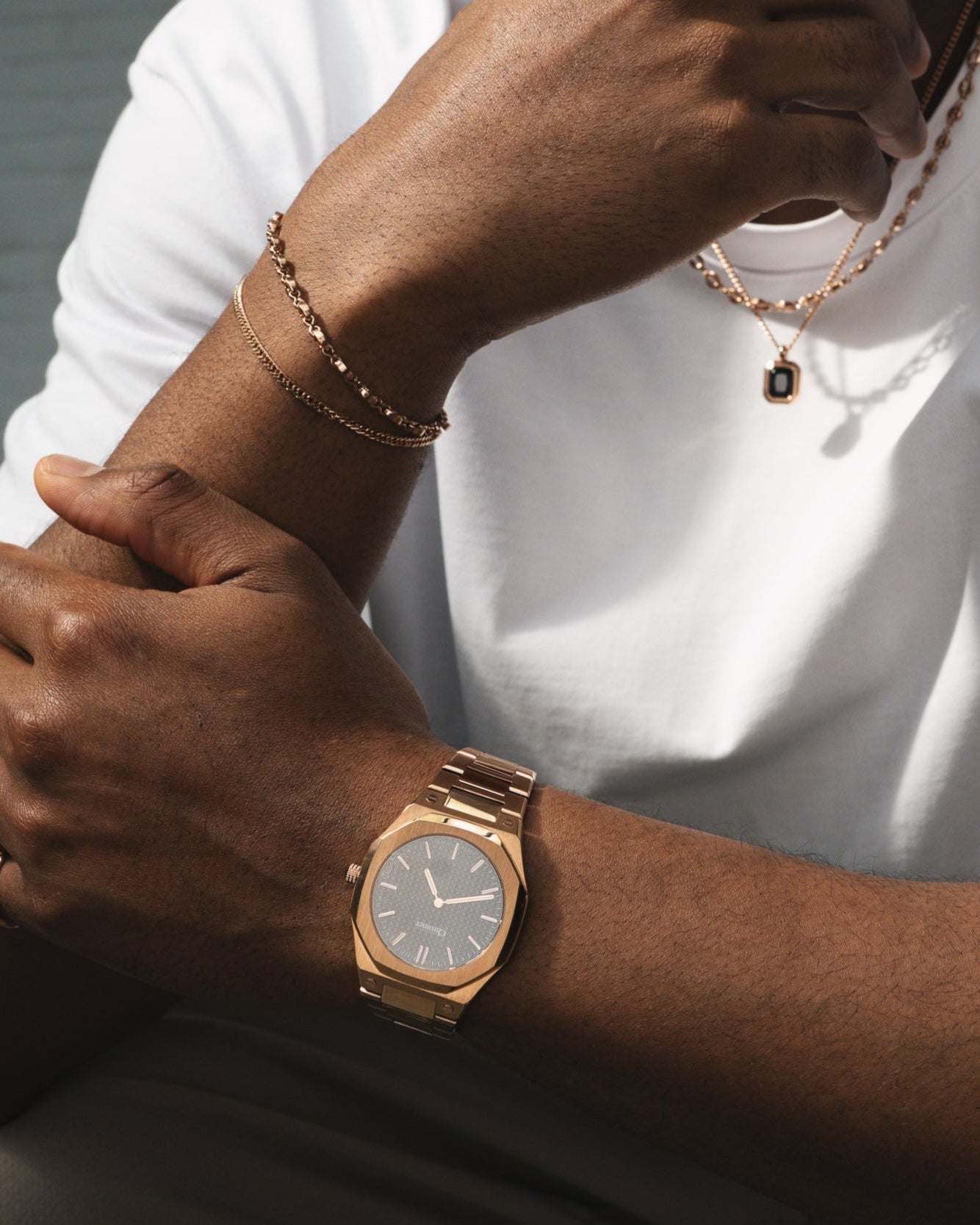 CUBAN BRACELET - ROSE GOLD 3MM