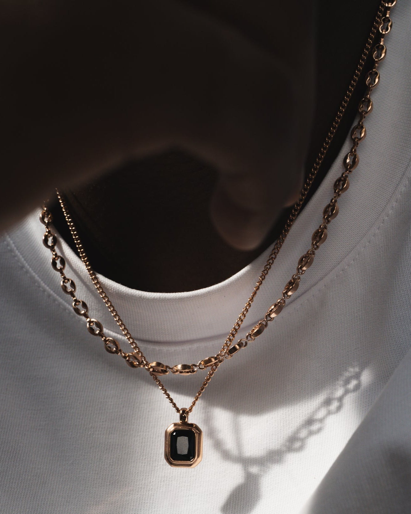 ETERNO PENDANT - ROSE GOLD NOIR