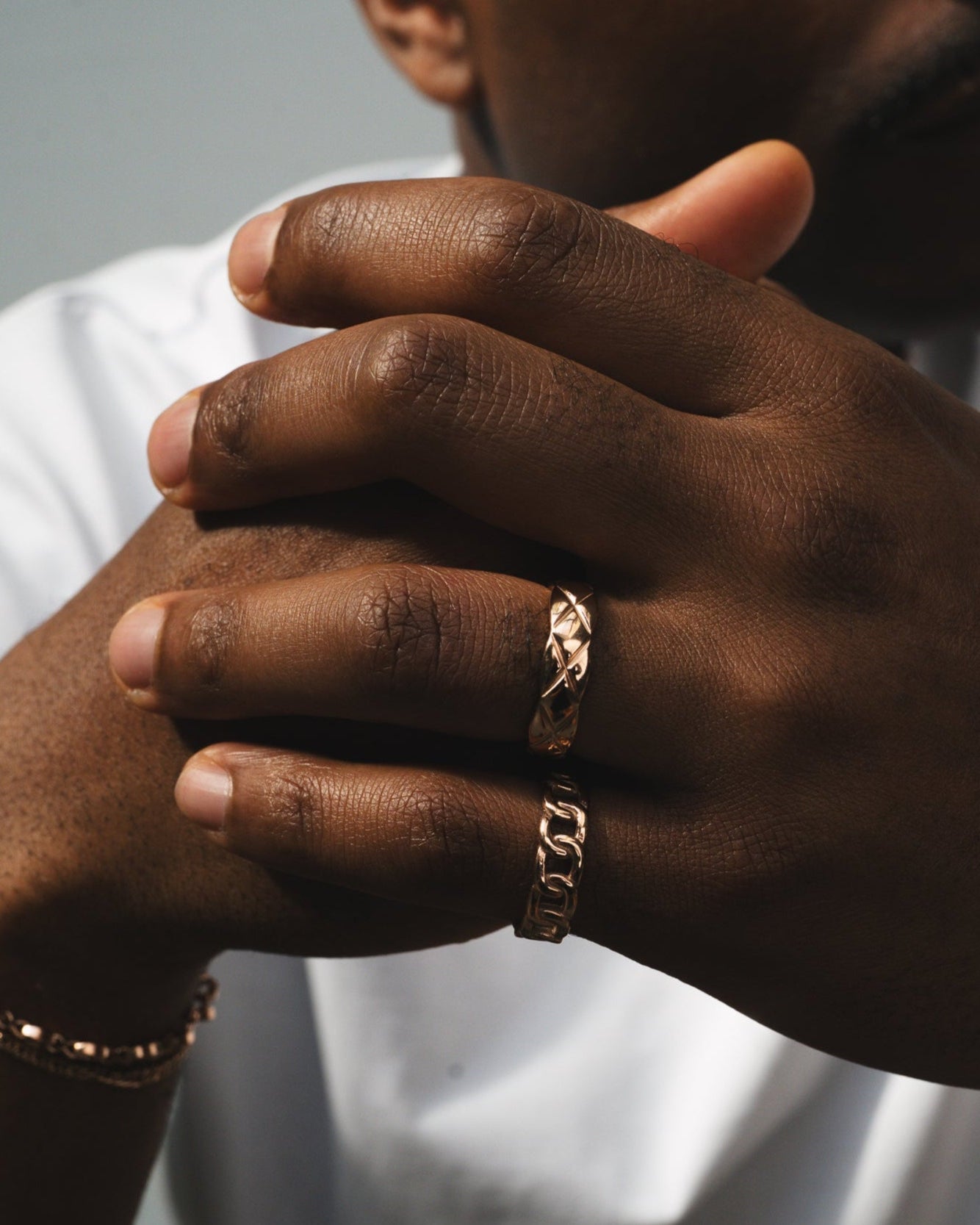 CUBAN RING - ROSE GOLD