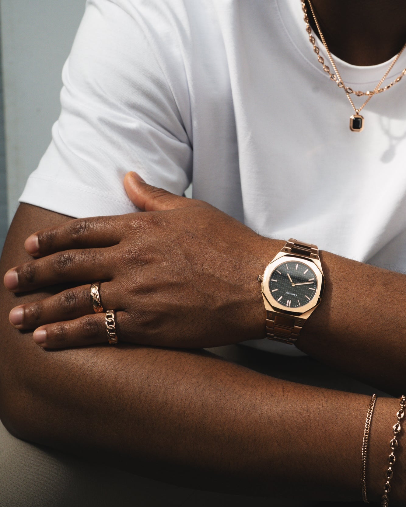 CUBAN RING - ROSE GOLD