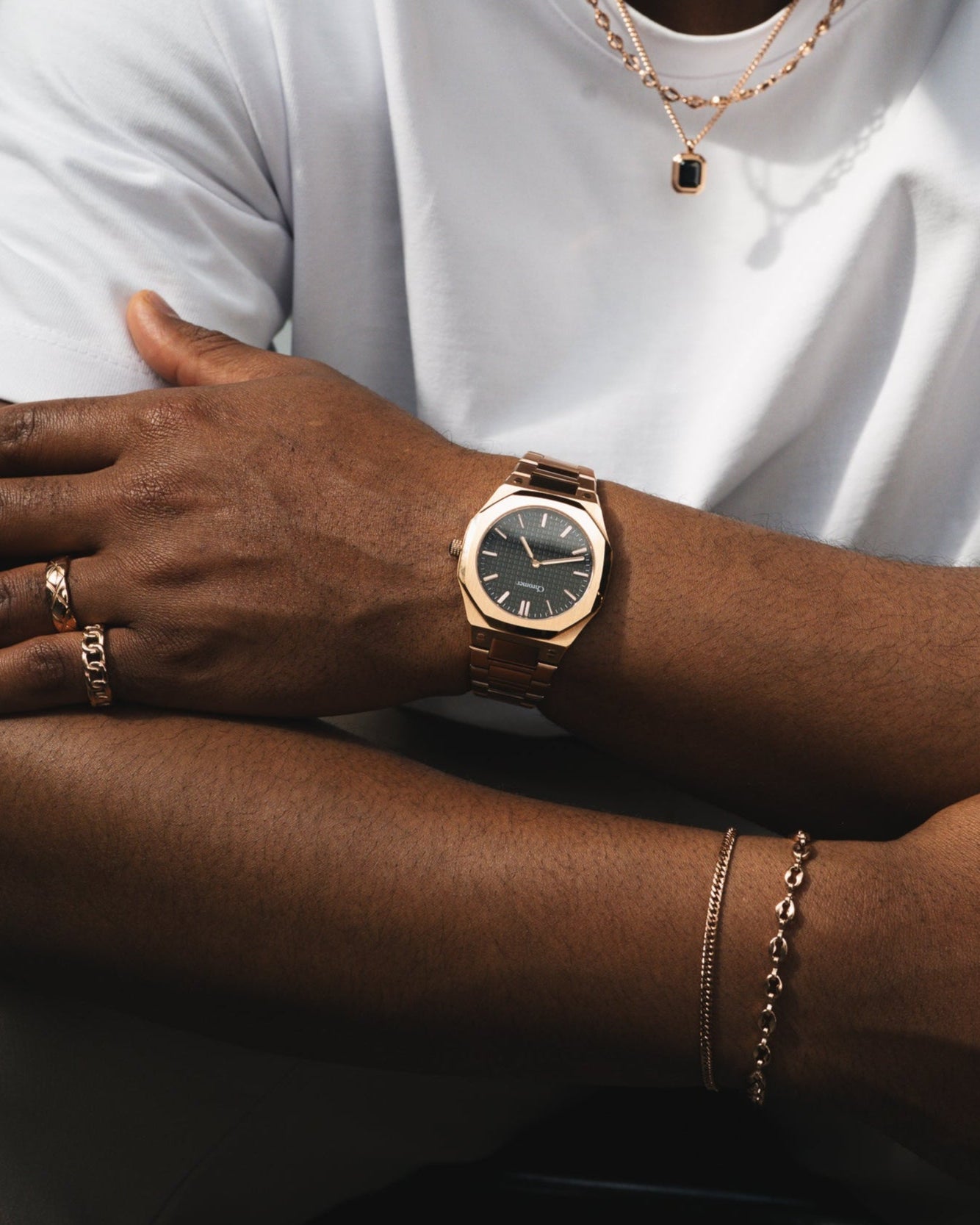 CUBAN BRACELET - ROSE GOLD 3MM