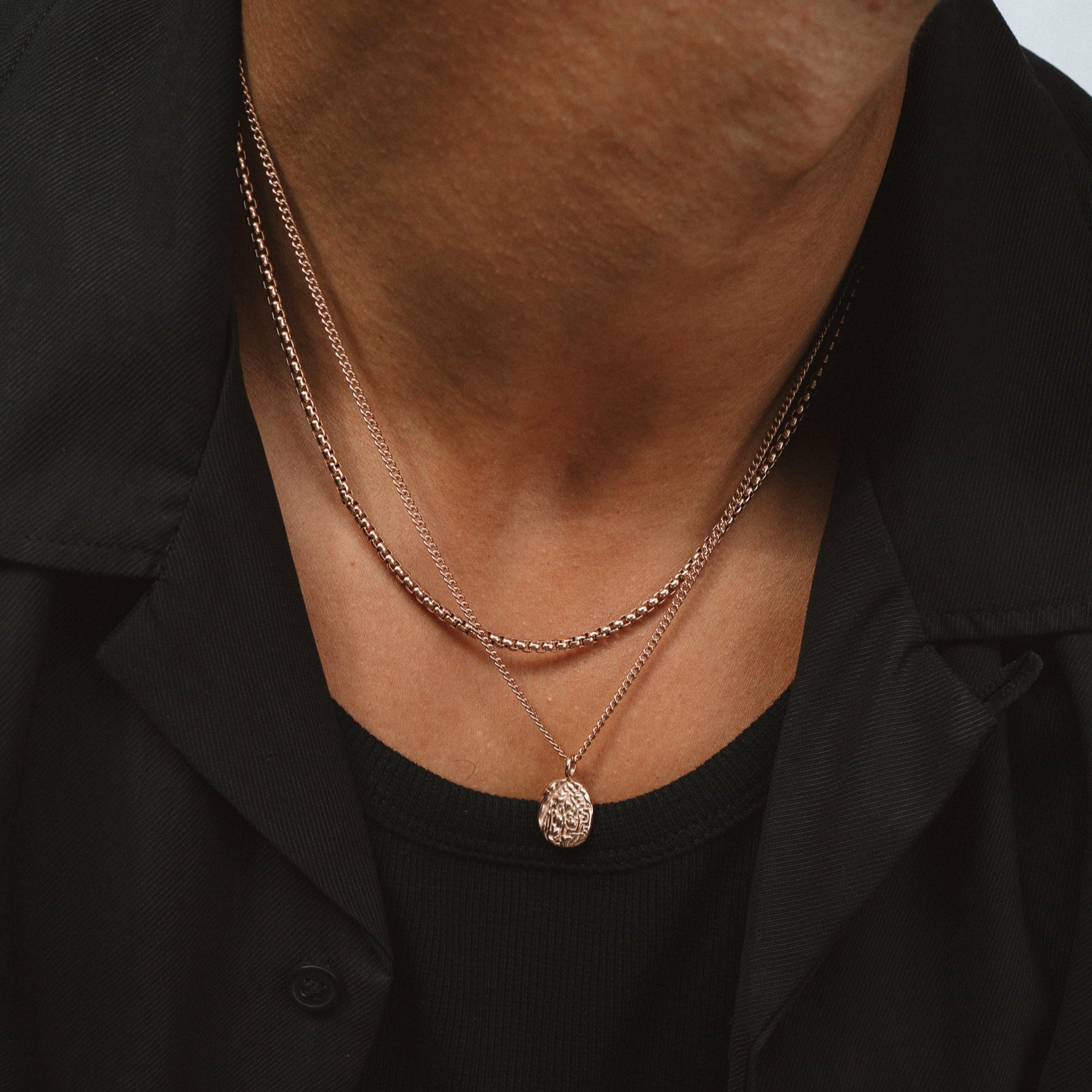 CUBOUND CHAIN - ROSE GOLD 3MM