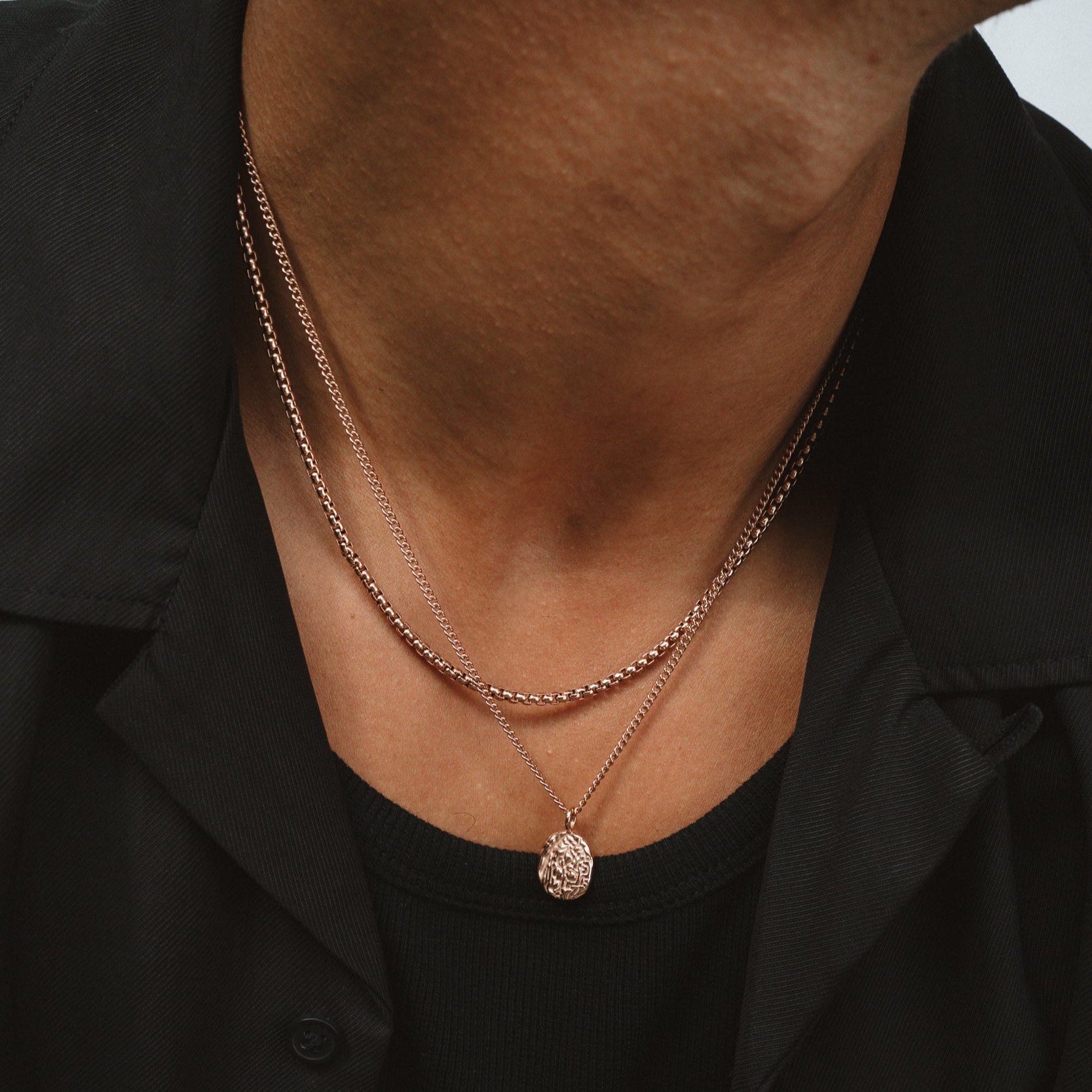 MELTED PENDANT - ROSE GOLD