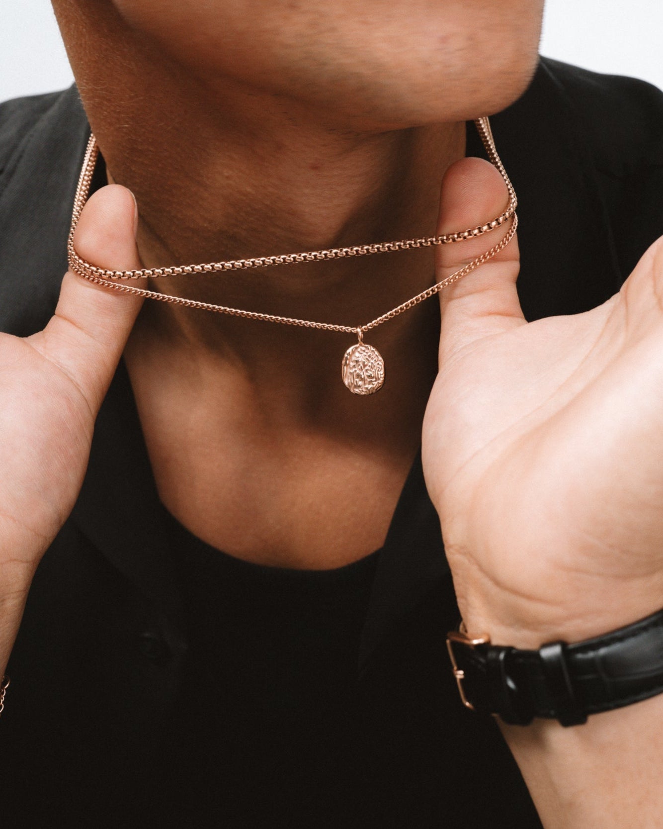 CUBOUND CHAIN - ROSE GOLD 3MM