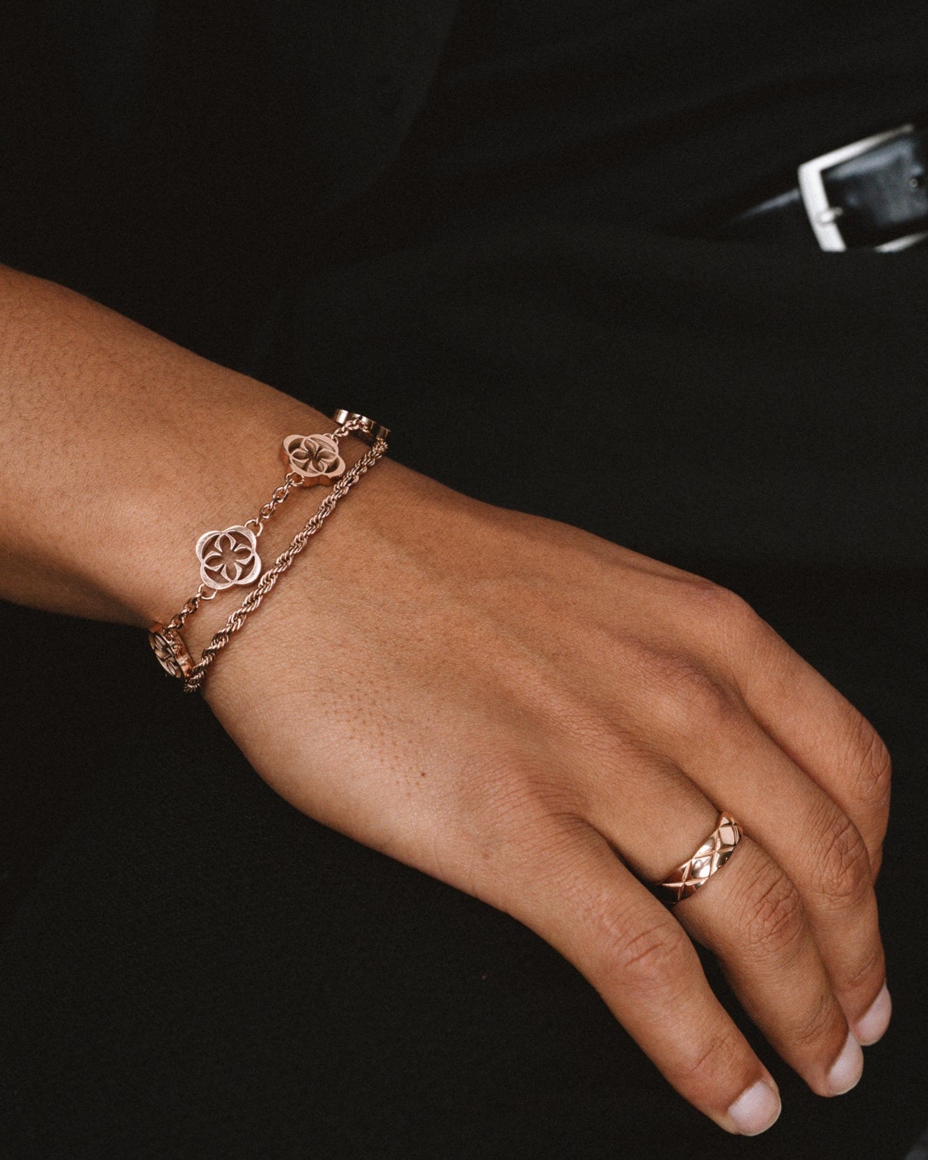 ROPE BRACELET - ROSE GOLD 3MM