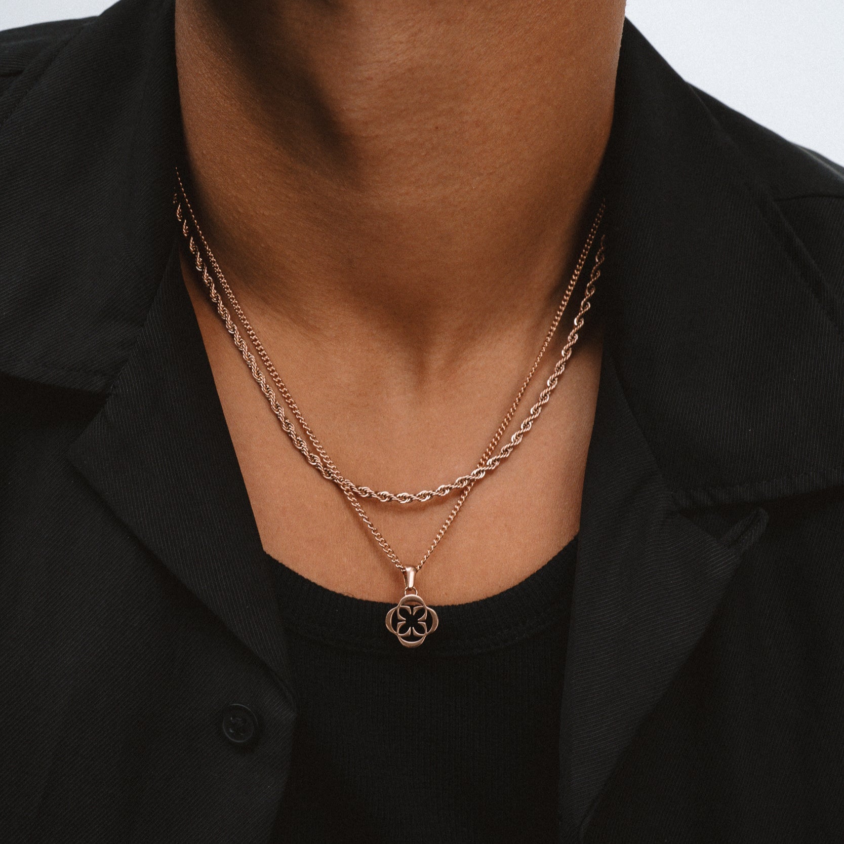 CHROMER PENDANT - ROSE GOLD