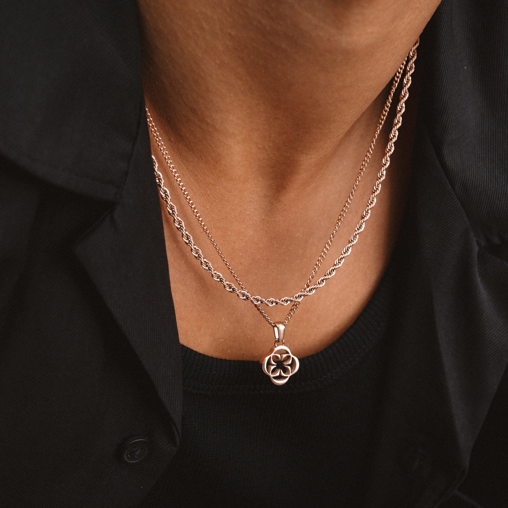 CHROMER PENDANT - ROSE GOLD