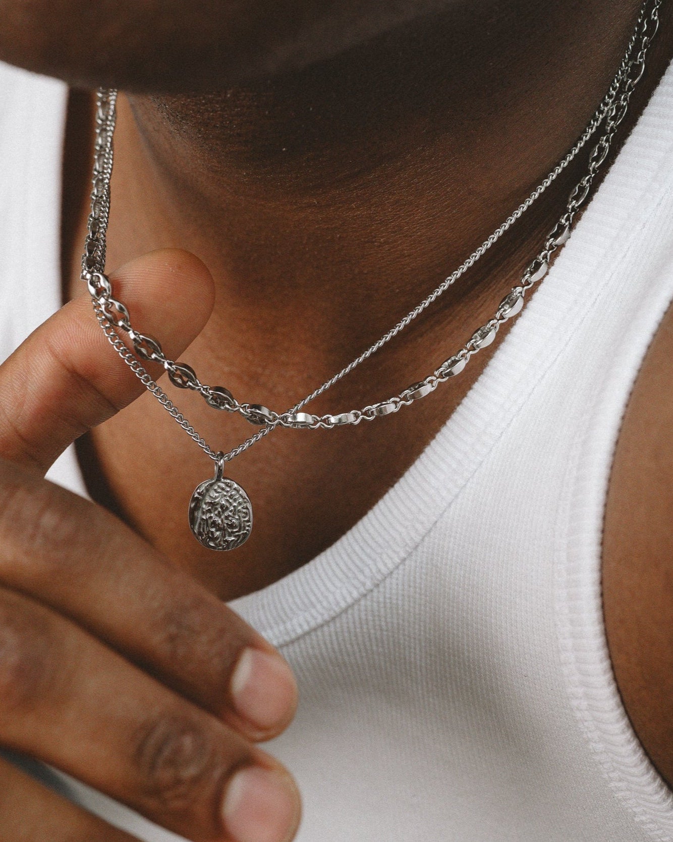 MELTED PENDANT - SILVER