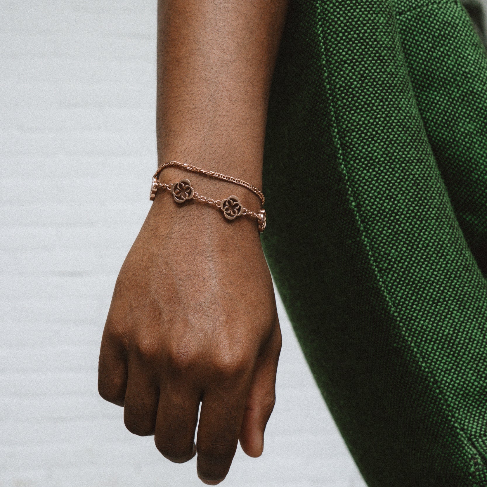 CUBAN BRACELET - ROSE GOLD 3MM