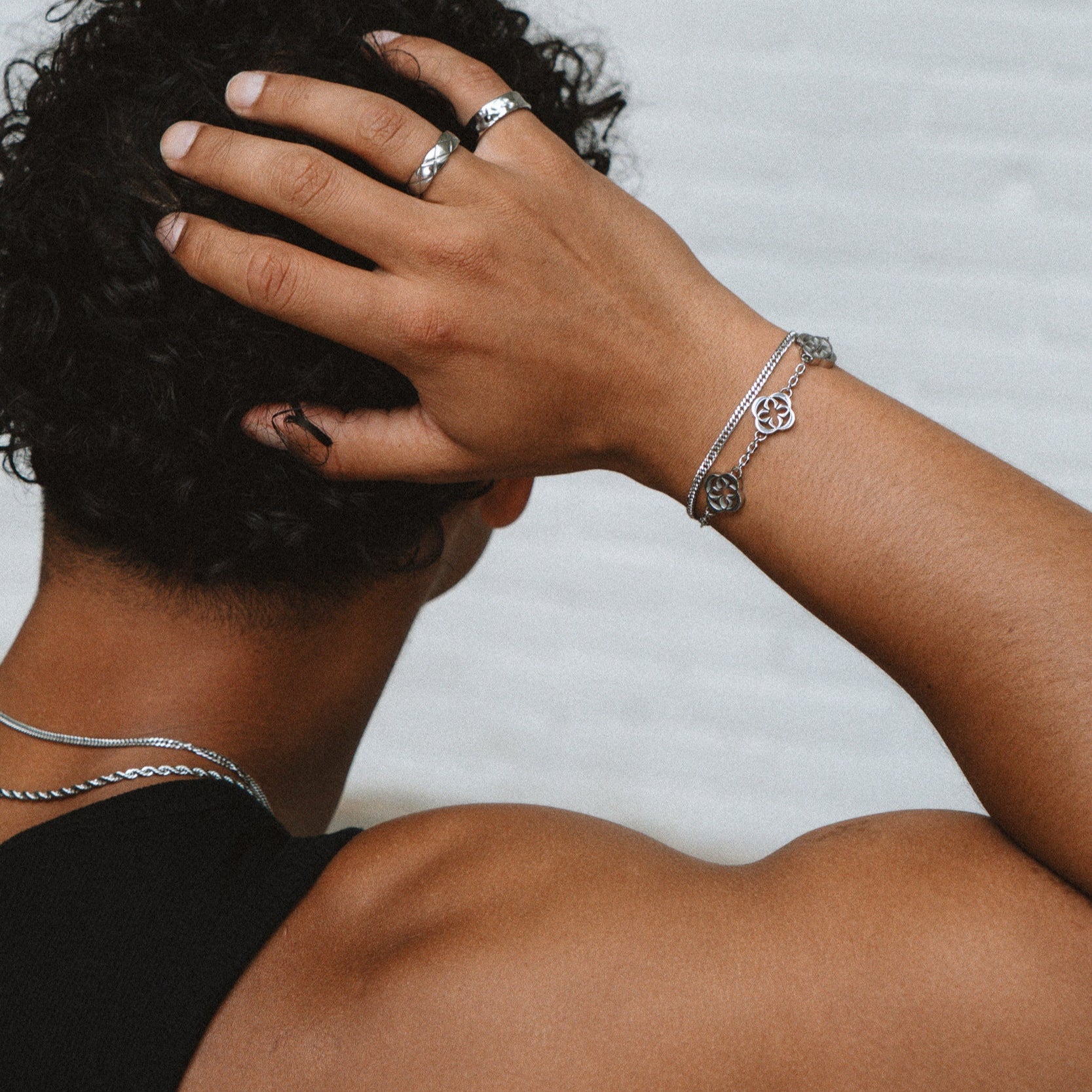 CUBAN BRACELET - SILVER 3MM