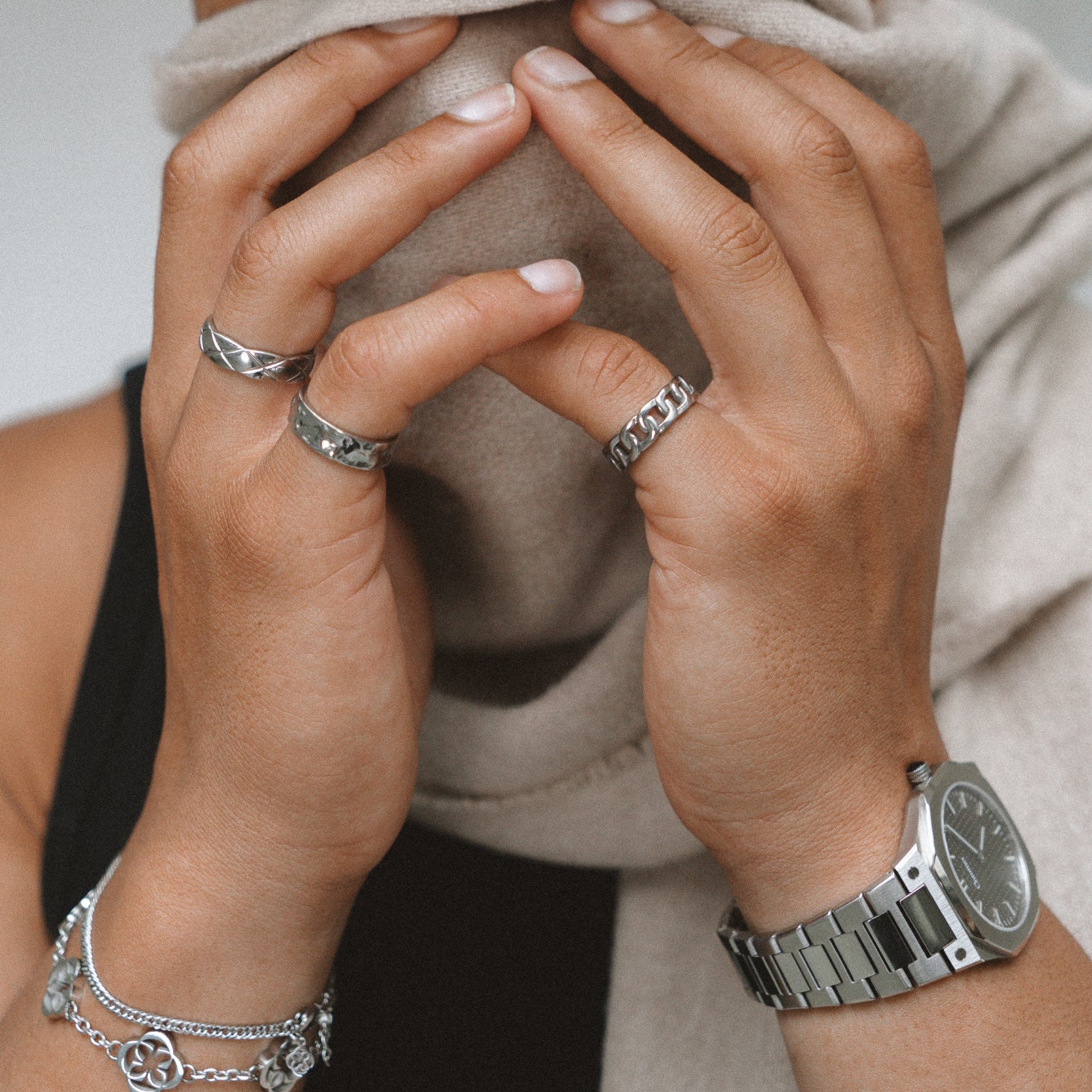 CUBAN RING - SILVER