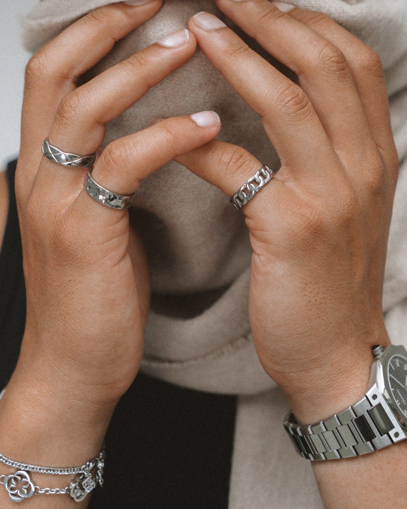 MELTED RING - SILVER