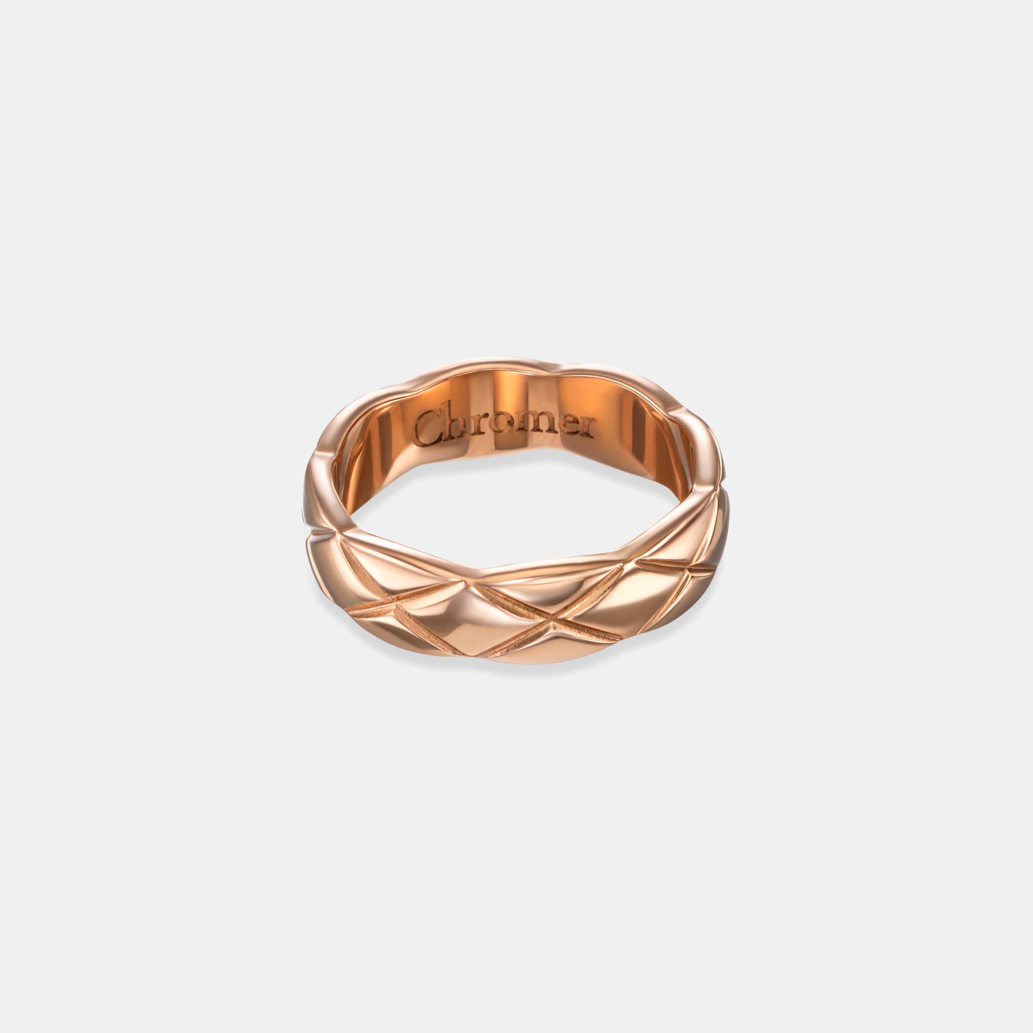QUILTOR RING - ROSE GOLD