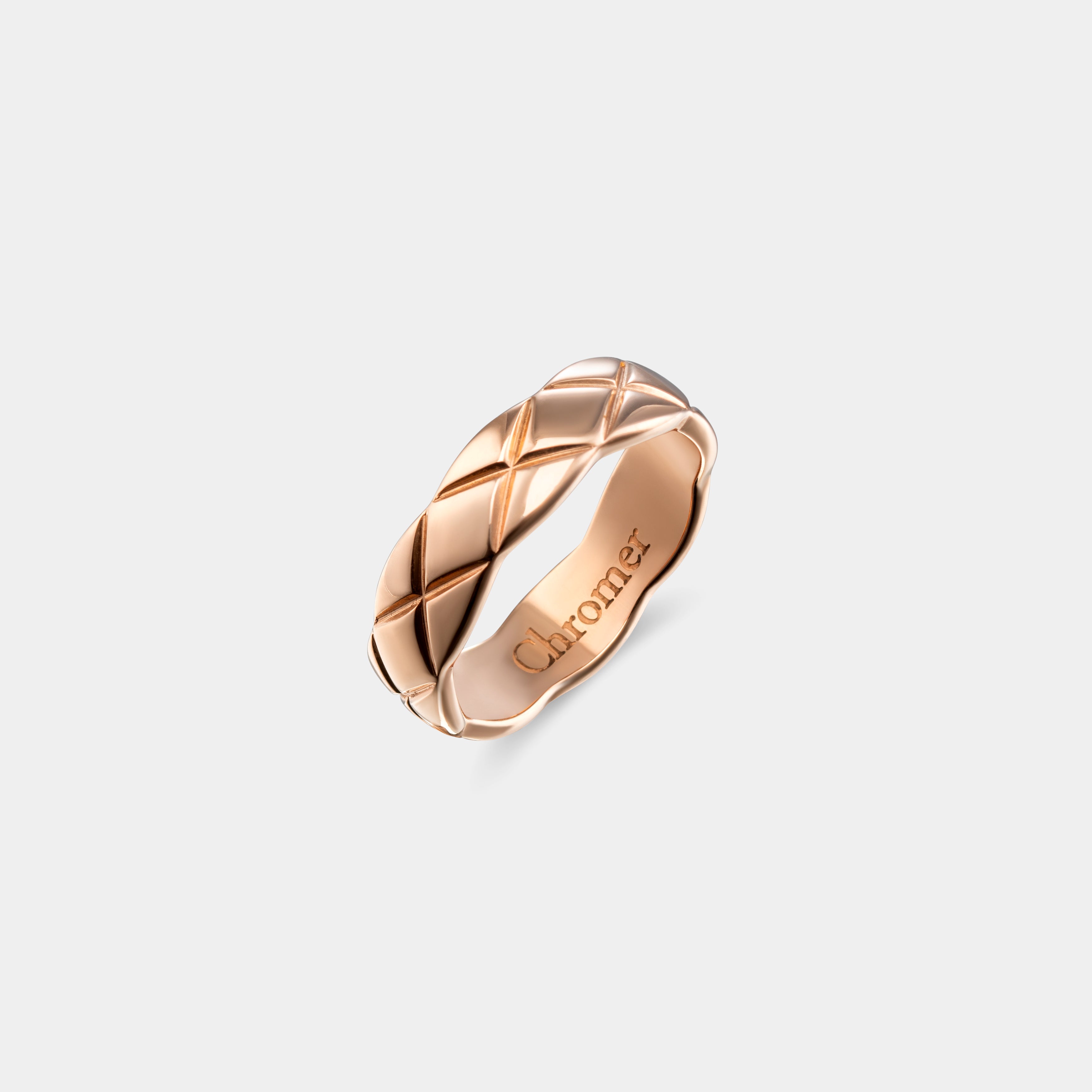 QUILTOR RING - ROSE GOLD