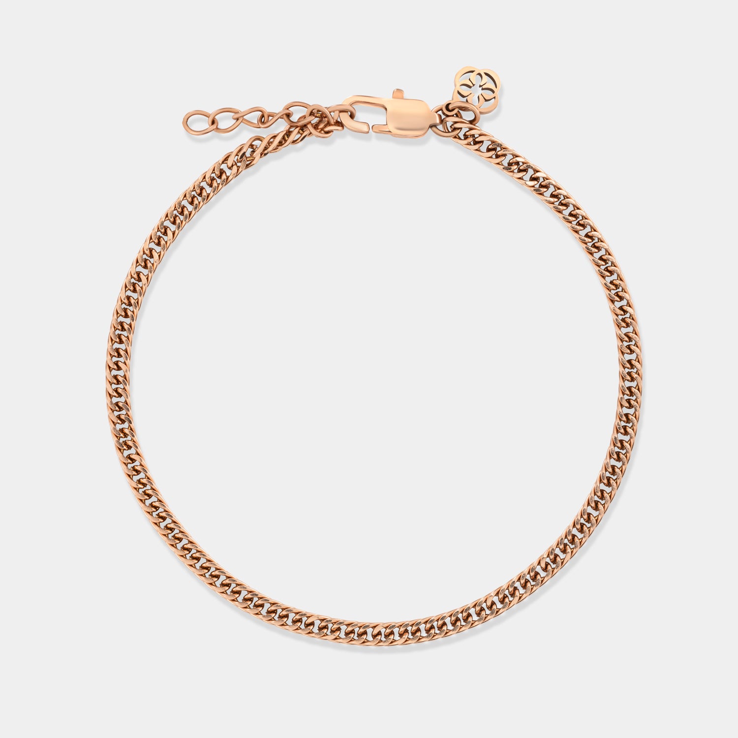 CUBAN BRACELET - ROSE GOLD 3MM