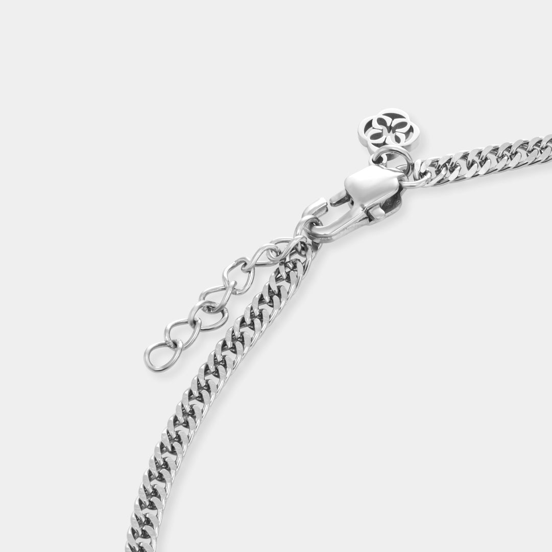 CUBAN BRACELET - SILVER 3MM