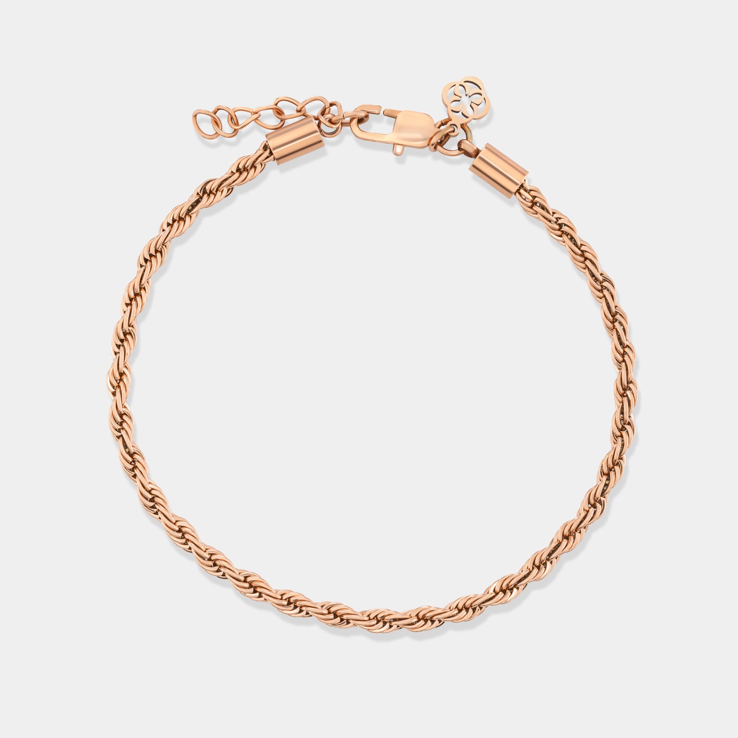 ROPE BRACELET - ROSE GOLD 3MM
