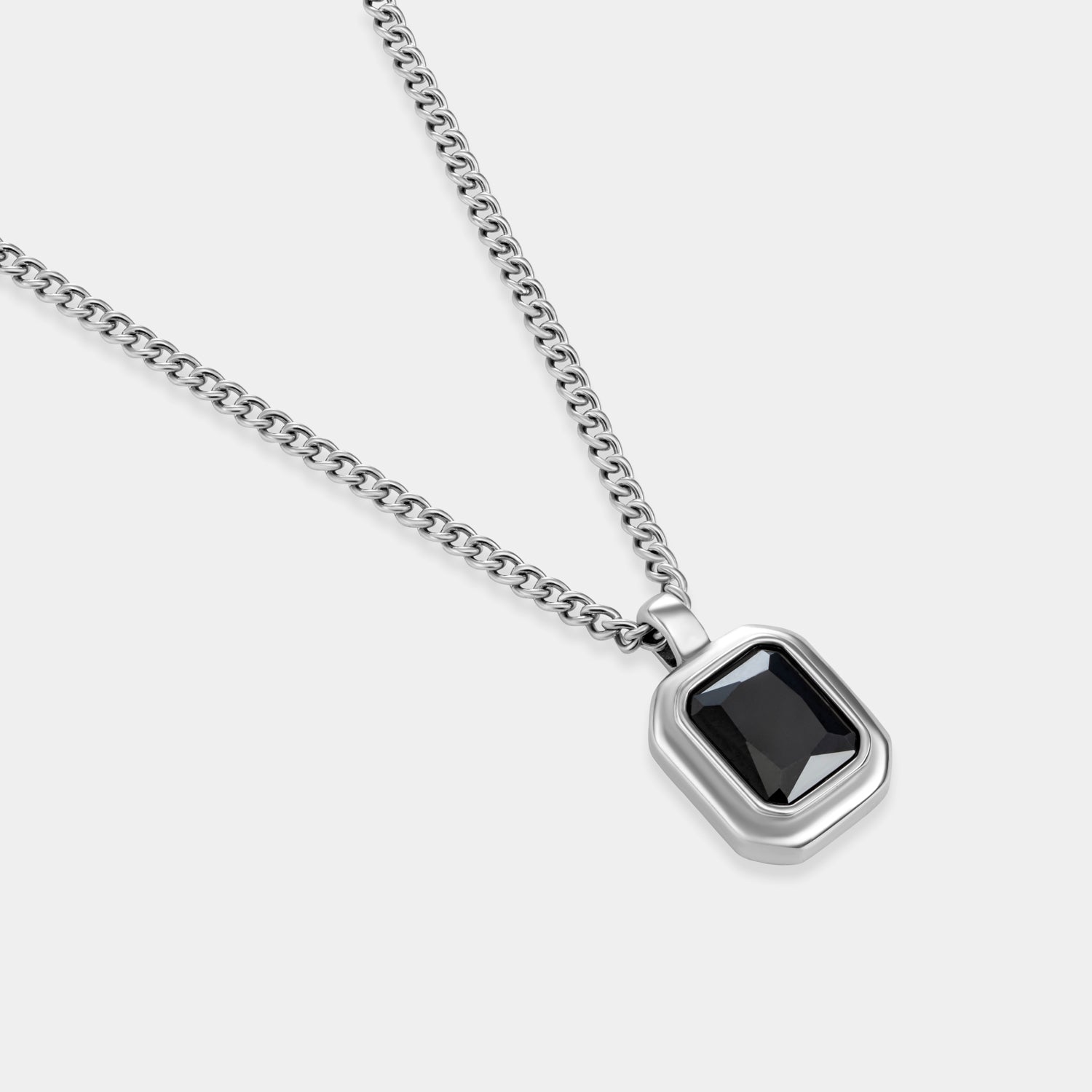 ETERNO PENDANT - SILVER NOIR